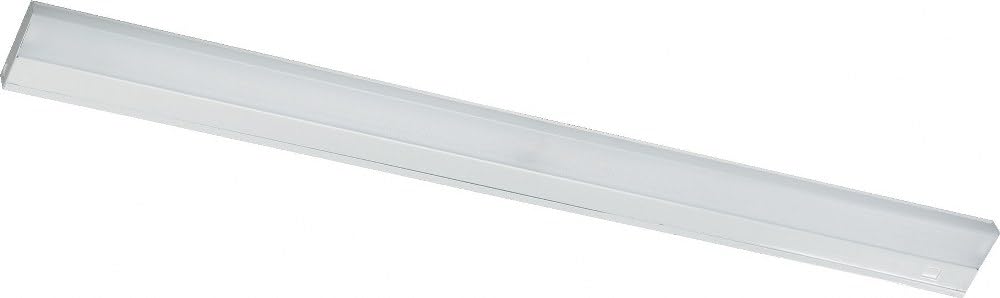85242-2-6 Traditional Two Light Under Cabinet Lighting Fixture - 42.5 Inch White Kitchen Cabinet Light for Countertop Illumination | Perfect for Kitchen Workspaces, Pantries and Display Shelves