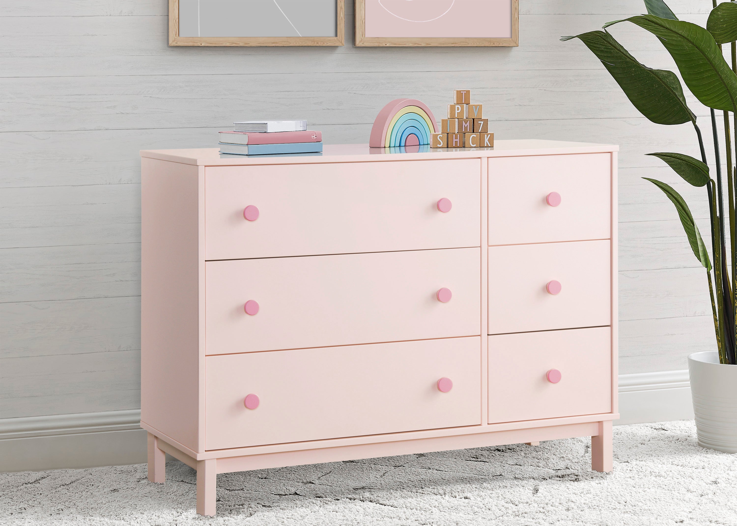 BabyGap Legacy 6-Drawer Dresser with Interlocking Drawers - Nursery Storage Solution for Baby Clothes, Blankets & Toys