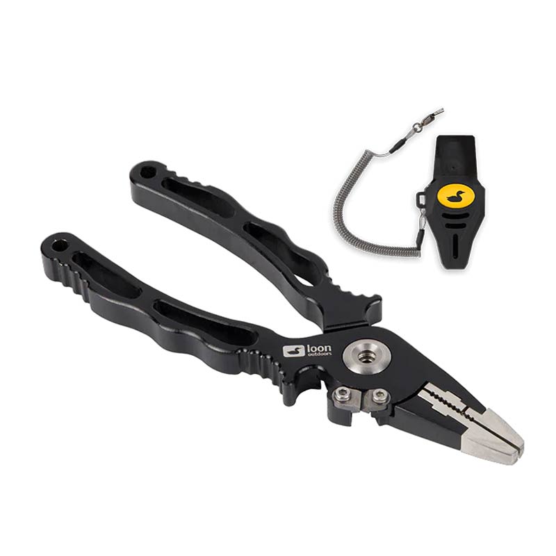 Loon Apex HD Pliers - Professional Fishing Pliers with Stainless Steel Construction for Saltwater & Freshwater Fishing - Perfect for Cutting Lines, Crimping Sleeves & Removing Hooks