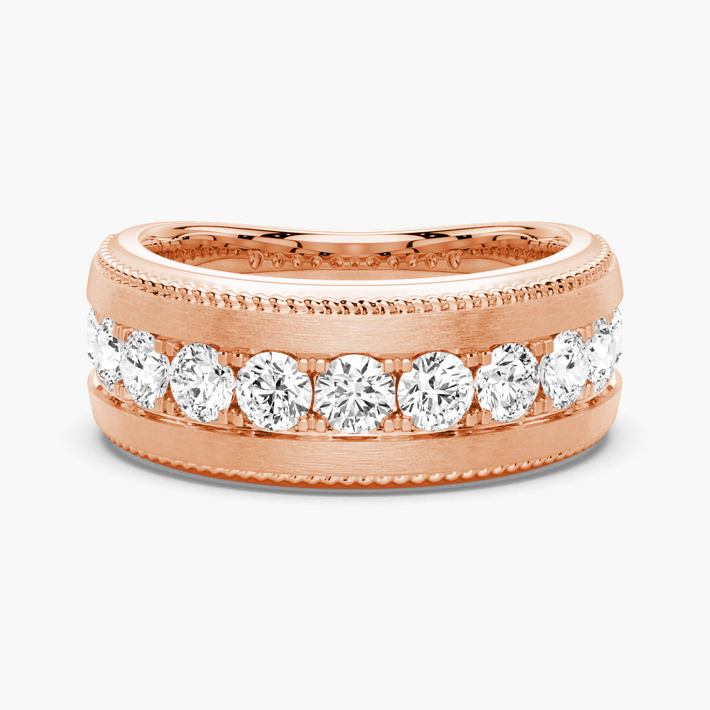 9mm Moissanite Men's Wedding Band Ring - Durable & Hypoallergenic Tungsten Carbide for Him - Perfect for Engagement, Anniversary & Everyday Wear
