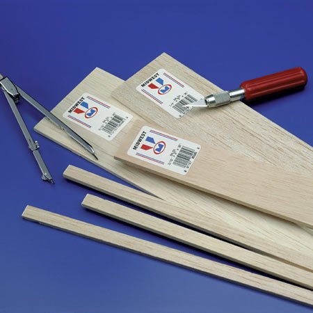 Premium Midwest Balsa Wood Sheets 1/8