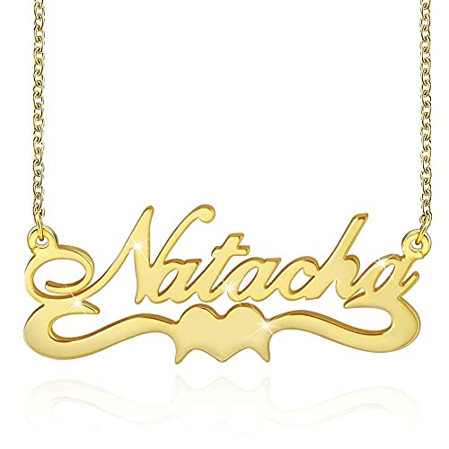 Personalized Name Necklace for Women - Custom 10K, 14K & 18K Gold Name Necklace - Unique Gift for Her - Perfect for Anniversaries, Birthdays & Special Occasions