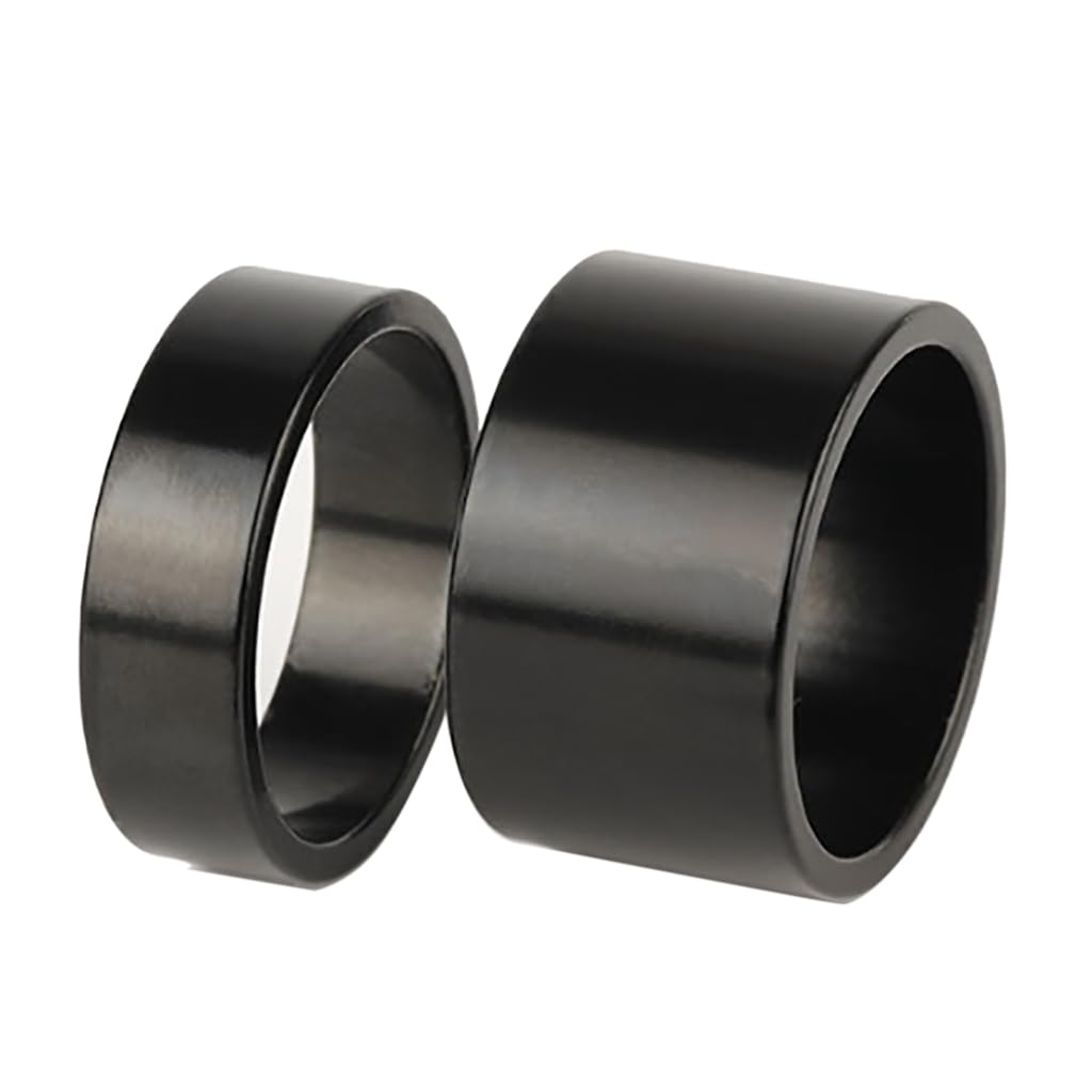 3PCS Bicycle Headset Spacer Kit - 2MM, 3MM, 5MM Aluminum Alloy Fork Spacers for Road Bikes - Handlebar Stem Washers & Front Fork Rings - Perfect for Bike Maintenance, Customization and Height Adjustment