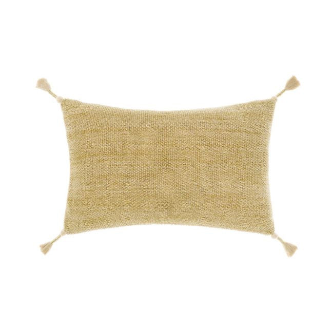 Linen House Filament Gold 45x45cm Decorative Throw Pillow Cushion Cover - Luxury Home Decor for Sofa, Bedroom & Living Room