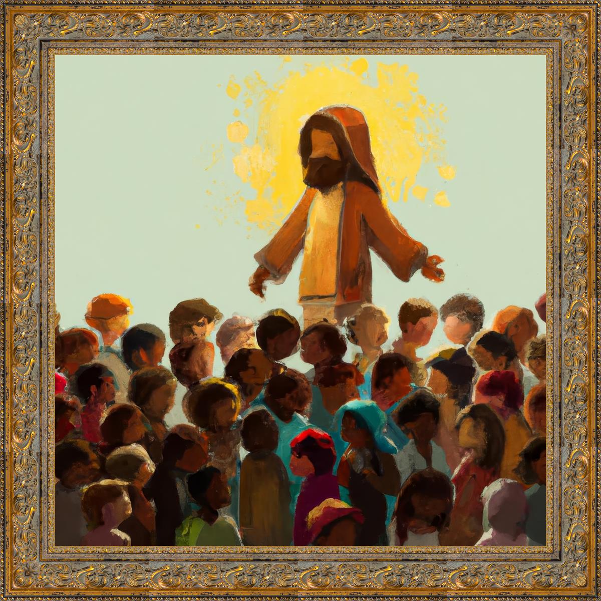 Blessed Are The Children - Inspirational Christian Wall Art for Kids' Room Decor & Nursery - Perfect for Sunday School, Baptism Gifts & Faith-Based Home Decor