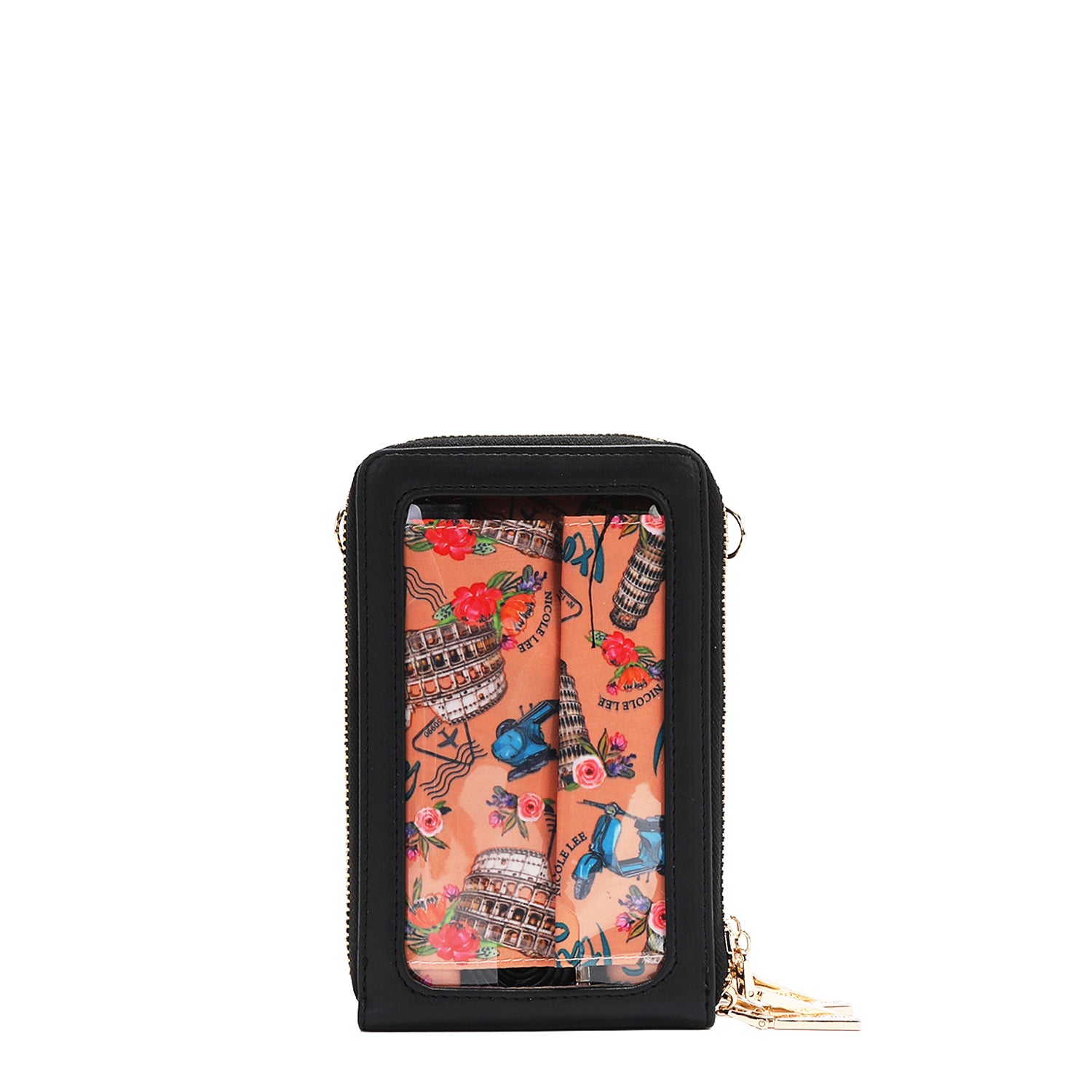 Multi-Zip Crossbody Phone Case - Secure & Stylish for Travel, Shopping, and Everyday Use