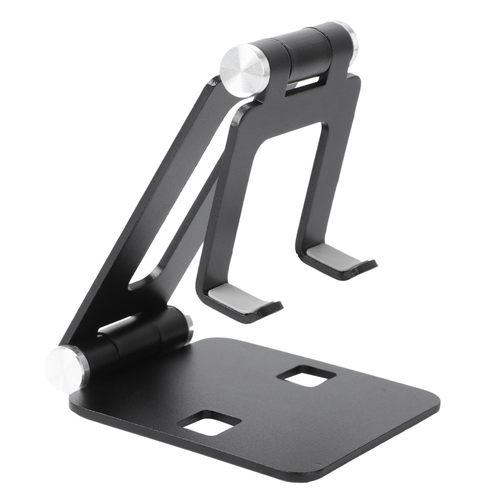 ABOOFAN Universal Phone Stand Holder - Adjustable Aluminum Alloy Phone Dock for iPhone, Samsung, Google Pixel - Perfect for Desk, Bedside, Kitchen & Video Calling