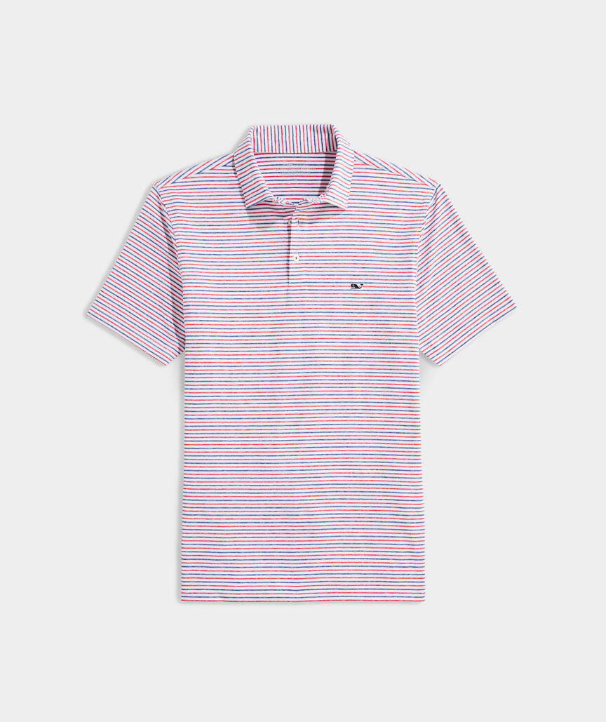 Tri-Color Bradley Sankaty Polo Shirt for Men - Classic Cotton Golf & Casual Wear | Perfect for Golf, Office, and Weekend Outings