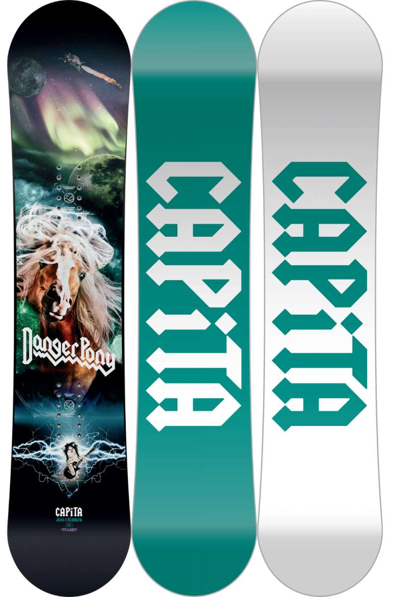 2024 Capita Jess Kimura Mini Snowboard - Women's Freestyle Snowboard for Park & Powder Riding | Perfect for All-Mountain Terrain and Backcountry Adventures