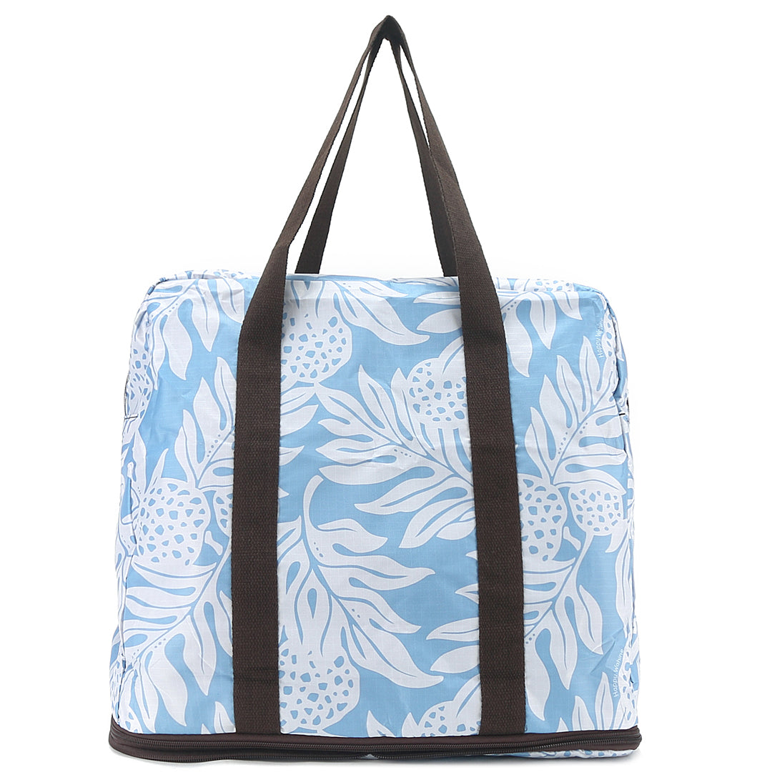 Foldable Duffle Bag for Travel & Gym - Water-Resistant Sophie Ulu Blue Carry-On Luggage | Perfect for Weekend Trips, Sports Gear & Workout Essentials