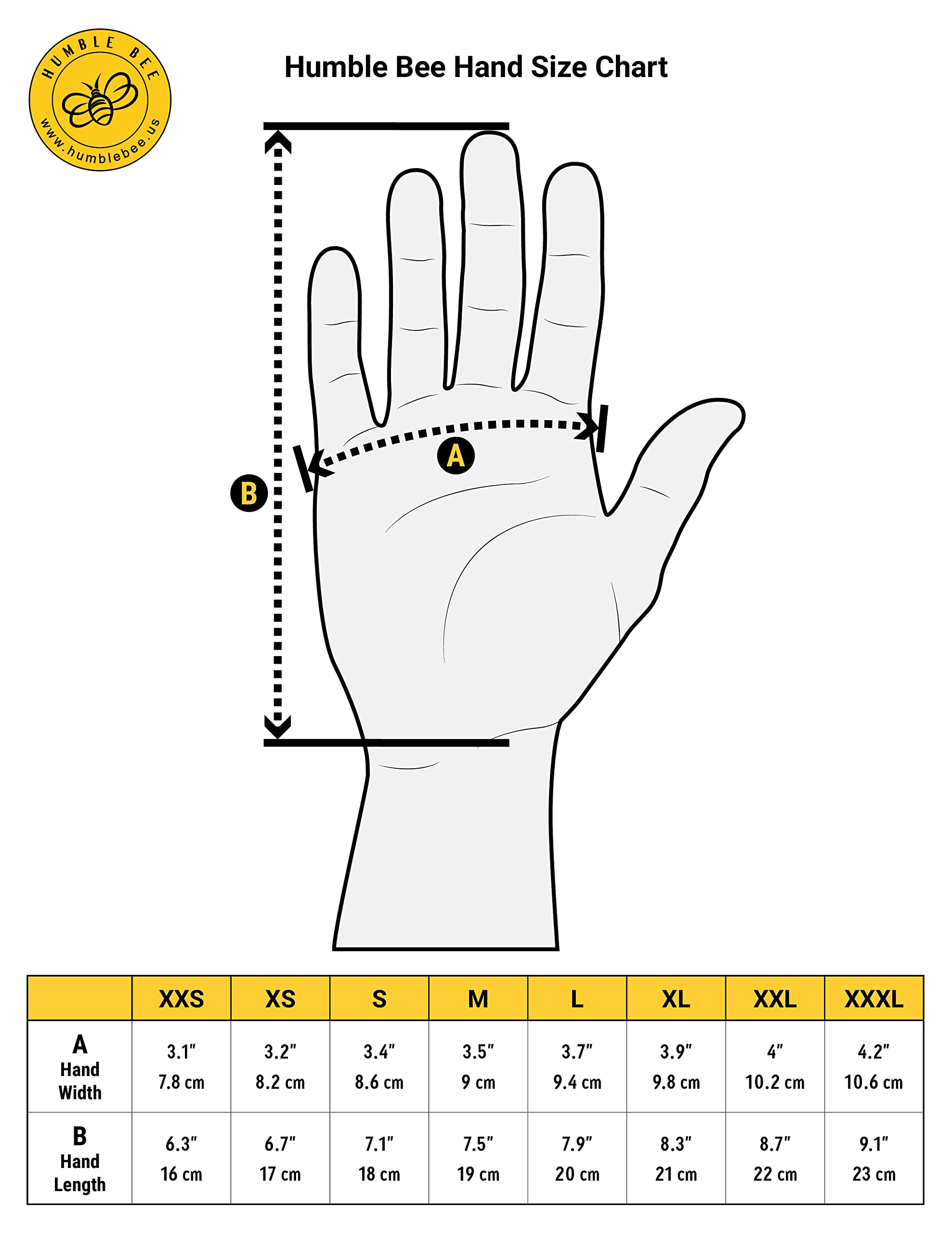 Humble Bee 114 Premium Goatskin Beekeeping Gloves - Reinforced & Ventilated Cuffs for Maximum Protection - Ideal for Beekeepers, Honey Harvesting & Hive Maintenance