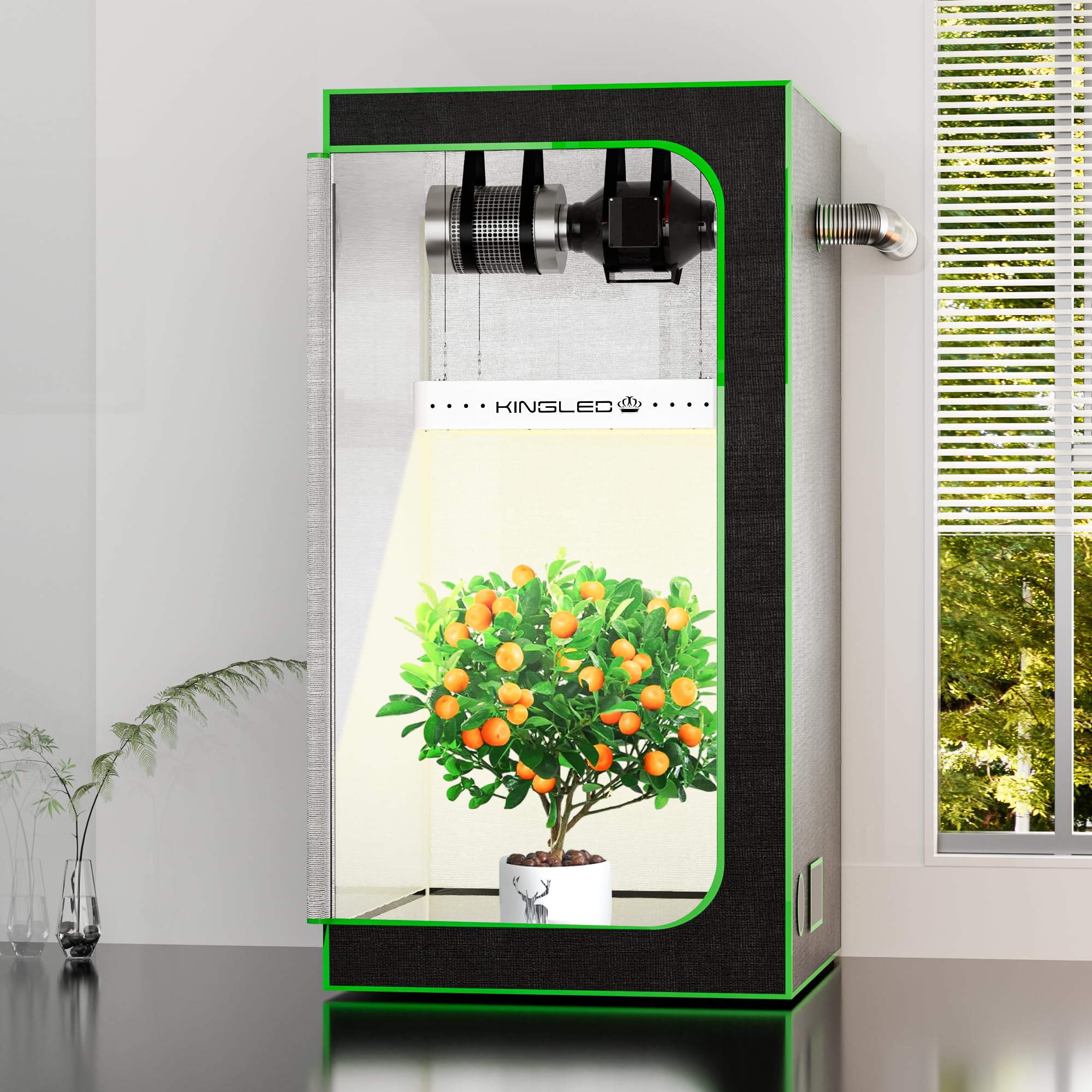 2025 KP4000 Full Spectrum LED Grow Light for Indoor Plants - 5x5ft Coverage, Hydroponic & Greenhouse Growing, Veg & Bloom Dual Mode - Ideal for Tomatoes, Herbs, and Cannabis Cultivation