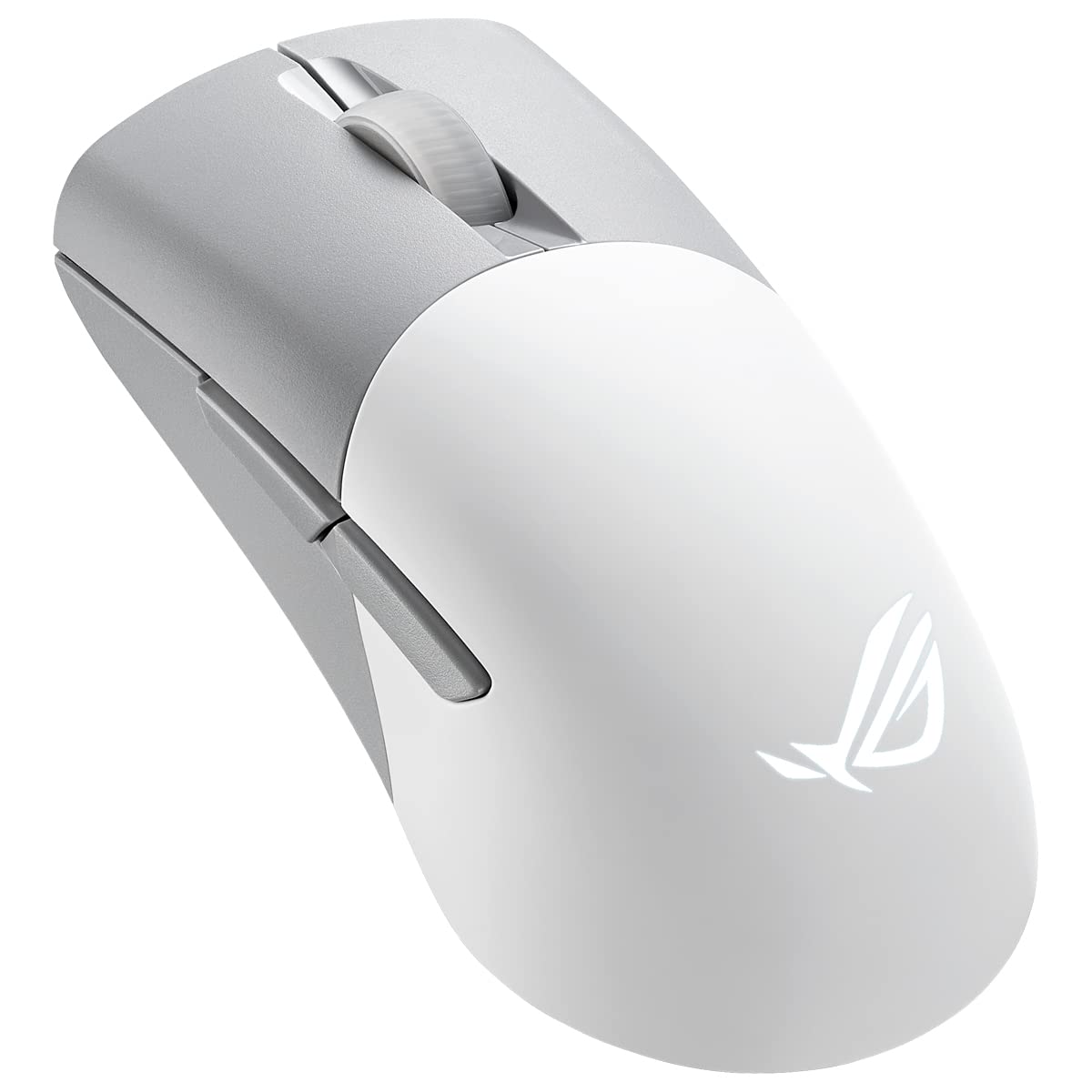 ASUS ROG Keris Wireless AimPoint White RGB Gaming Mouse - 36,000 DPI Optical Sensor, ROG Micro Switches, 2.4GHz RF & Bluetooth, 5 Programmable Buttons - Perfect for FPS, MOBA & Esports Gaming