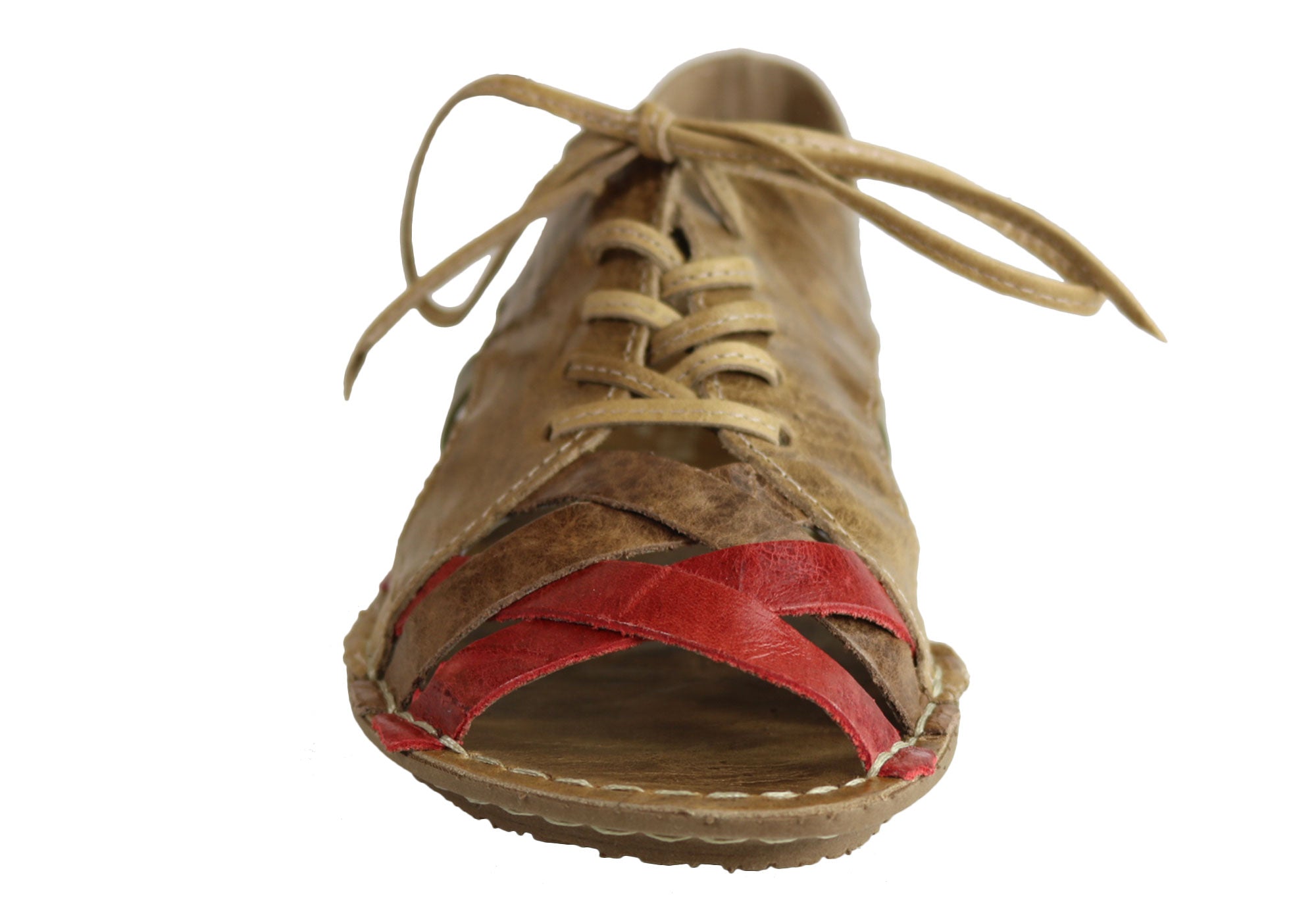 Andacco Petuna Women's Comfortable Flat Leather Sandals - Handmade in Brazil - Perfect for Beach, Vacation & Summer Outfits