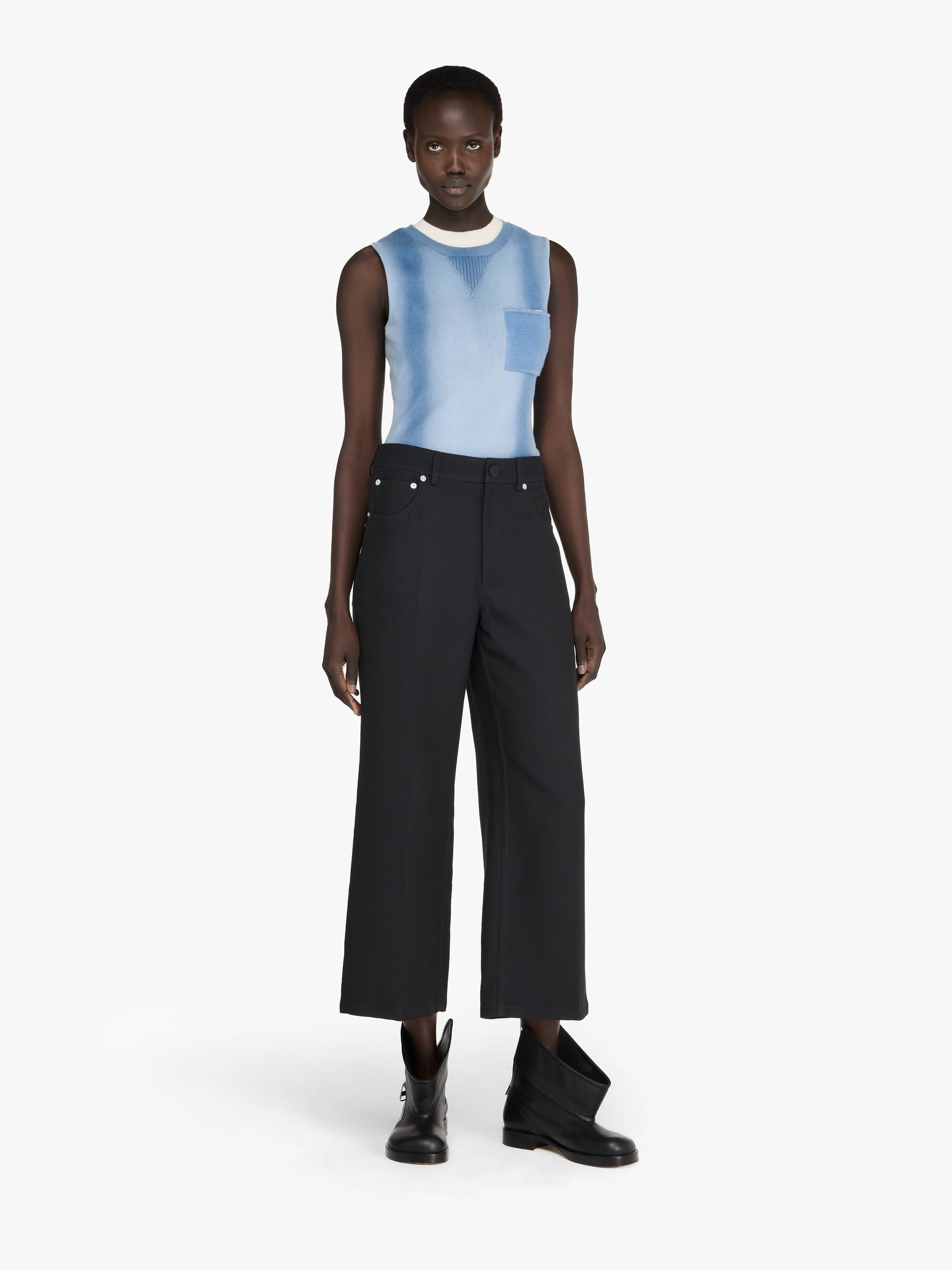 Stylish Cropped Tailored Trousers for Women - High Waist Slim Fit Office Pants - Perfect for Business Casual, Workwear & Professional Outfits