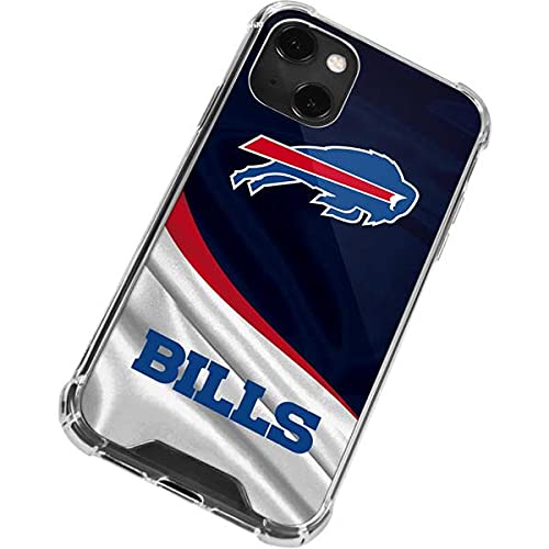 Official NFL Buffalo Bills Clear Phone Case for iPhone 13 Mini - Slim Protective Cover with Scratch-Resistant Back | Perfect for Game Day, Work & Everyday Use
