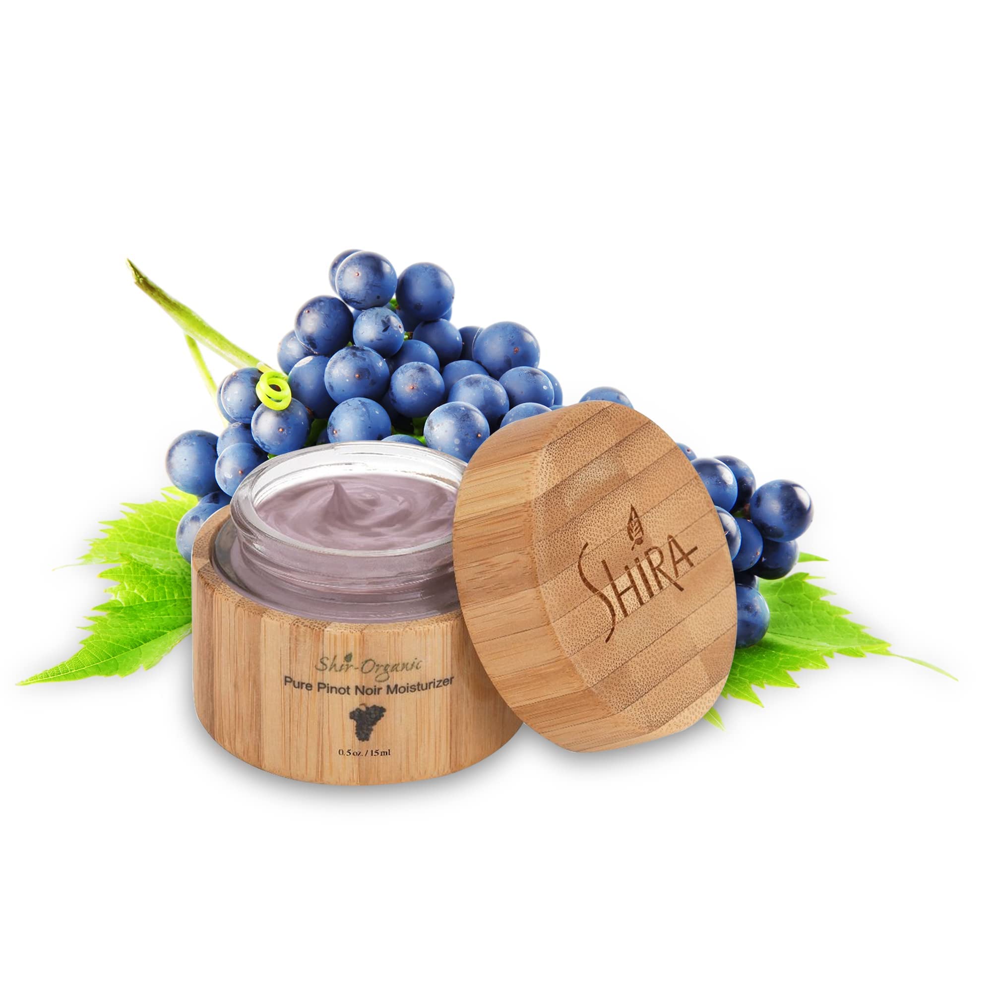 Shira Shir 50ml Organic Pinot Noir Moisturizer for Normal to Dry Skin – Hydrating Facial Cream with Natural Ingredients, Anti-Aging & Nourishing Skin Care | Daily Moisturizer for Dry Skin, Organic Skincare Treatment | Perfect for Morning & Night Routine, Winter Skin Care
