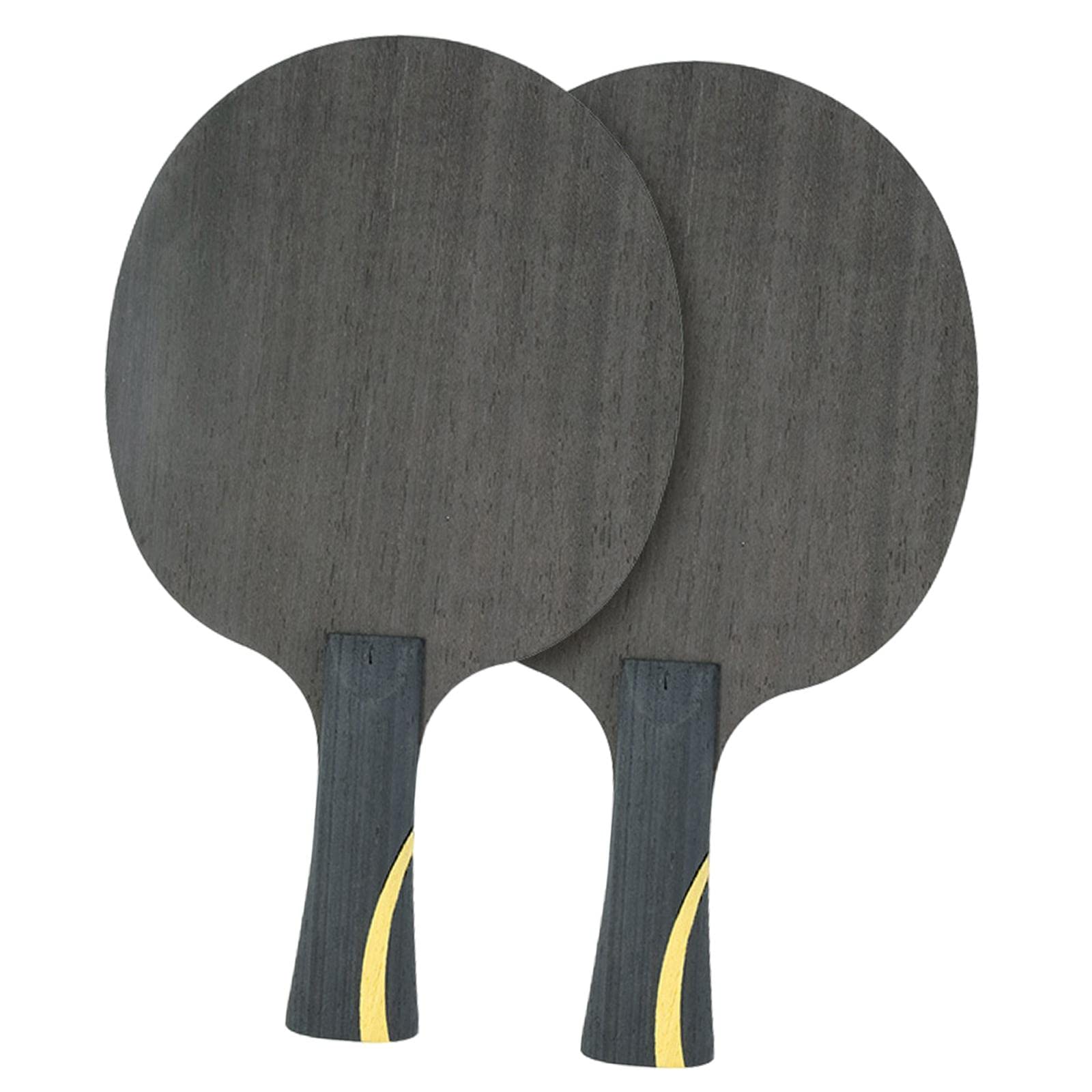 AMLESO Professional Carbon Table Tennis Blade - Offensive Curve Plywood Design for Indoor Sports | Ebony Fiber Construction | Perfect for Adults & Competitive Play