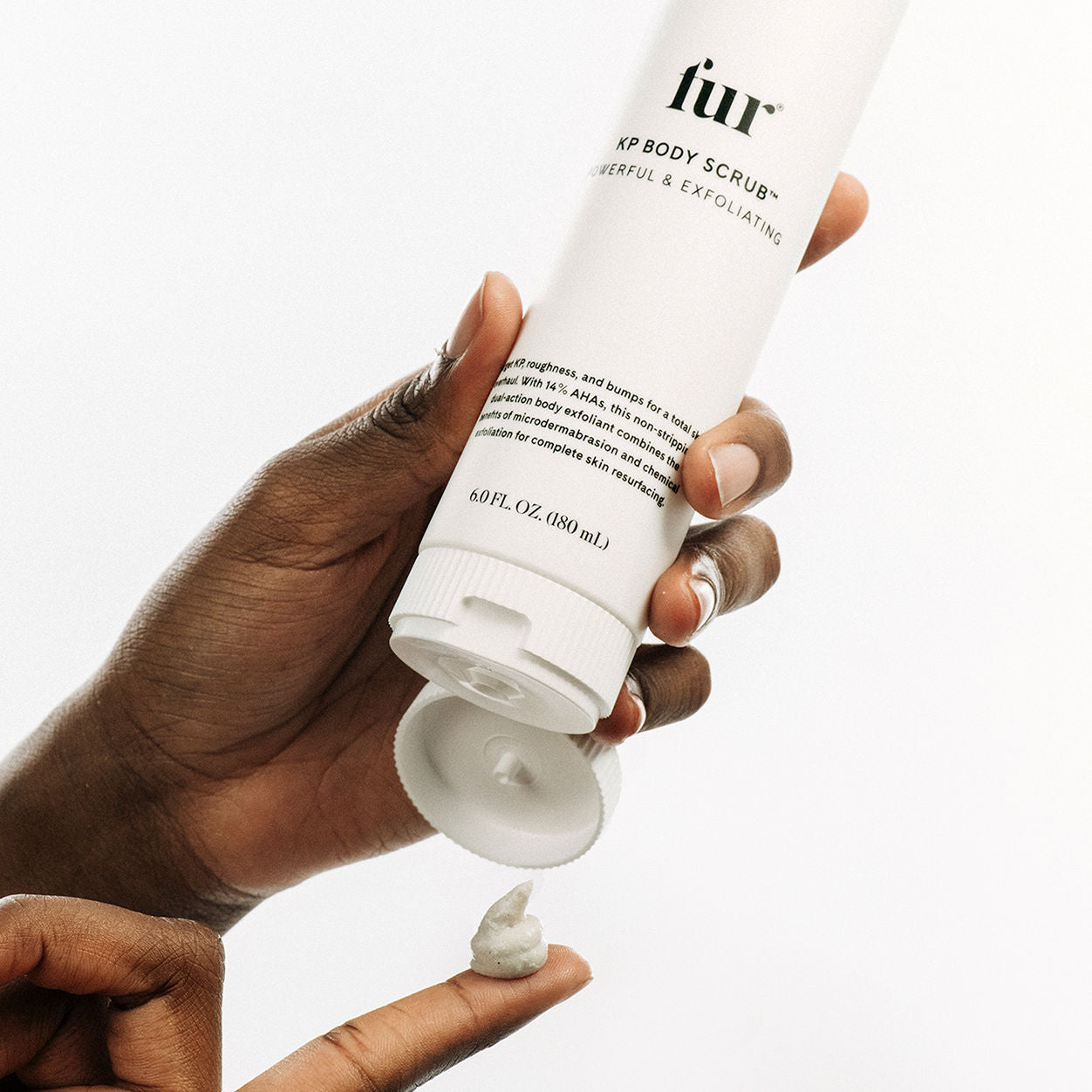 Exfoliating Fur KP Body Scrub for Keratosis Pilaris - Smooth & Glowing Skin - Perfect for Dry, Bumpy Skin Care Routine & Spa Days at Home