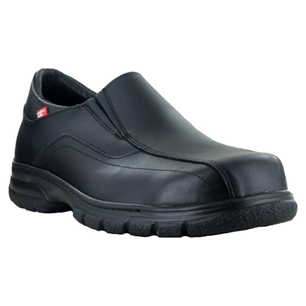 Mellow Walk Quentin Men's Slip-On Composite Toe Work Shoes - Metal Free, Lightweight & Comfortable for Construction, Warehouse & Industrial Safety Work