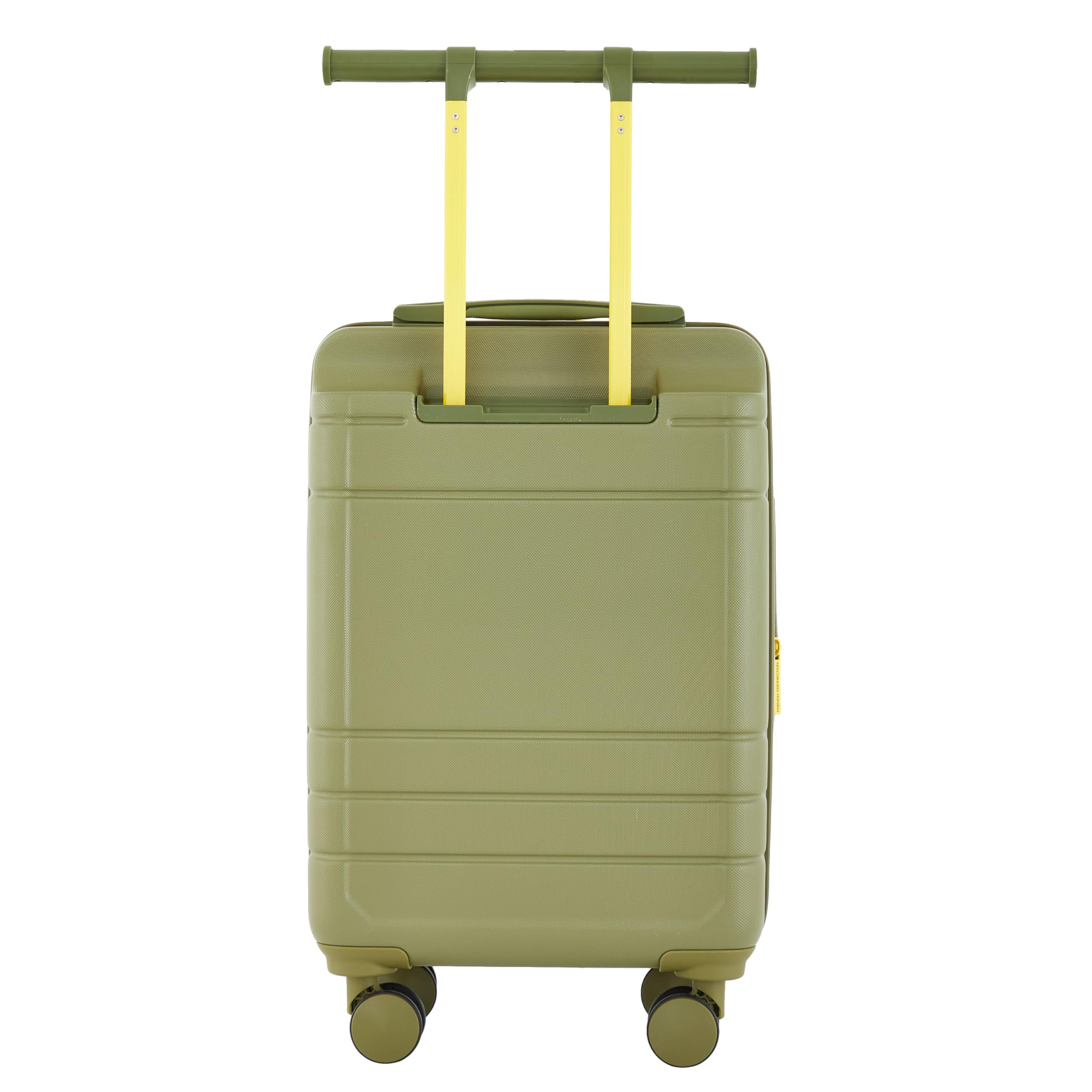 French Connection 2-Piece Trunk Luggage Set in Sage Green - Lightweight Spinner Suitcase for Travel, Vacation & Business Trips