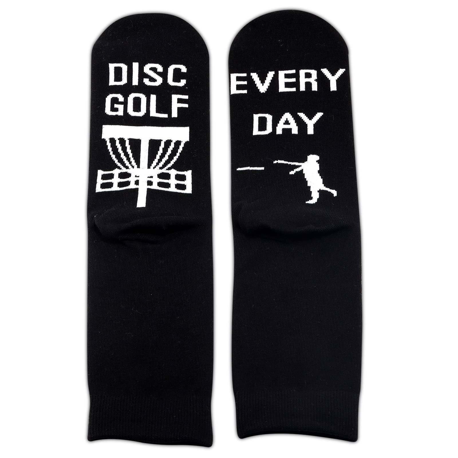 **TSOTMO 2 Pairs Disc Golf Socks – Breathable Athletic Socks for Disc Golf Players & Fans – Perfect Golfing Gift for Men & Women – Ideal for Tournaments, Casual Play & Outdoor Sports**