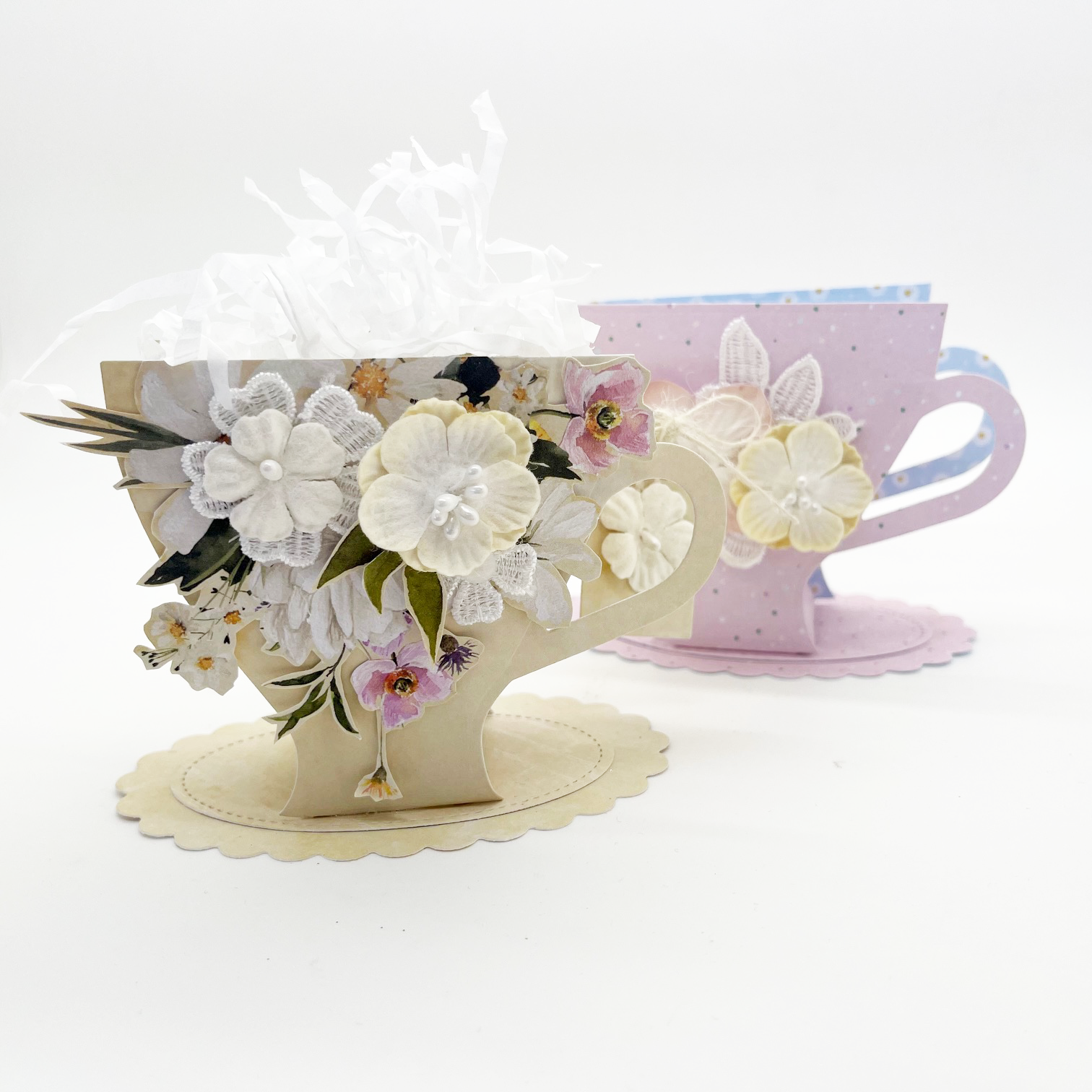 3D Tea Cup Die - High-Quality Cutting Die for DIY Scrapbooking, Card Making, and Paper Crafts - Perfect for Home Decor, Gift Wrapping, and Craft Projects