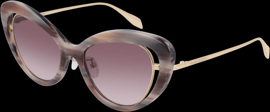 Alexander McQueen AM0223S Sunglasses - Luxury Designer Shades for Women & Men | Perfect for Outdoor Activities, Travel & Fashion