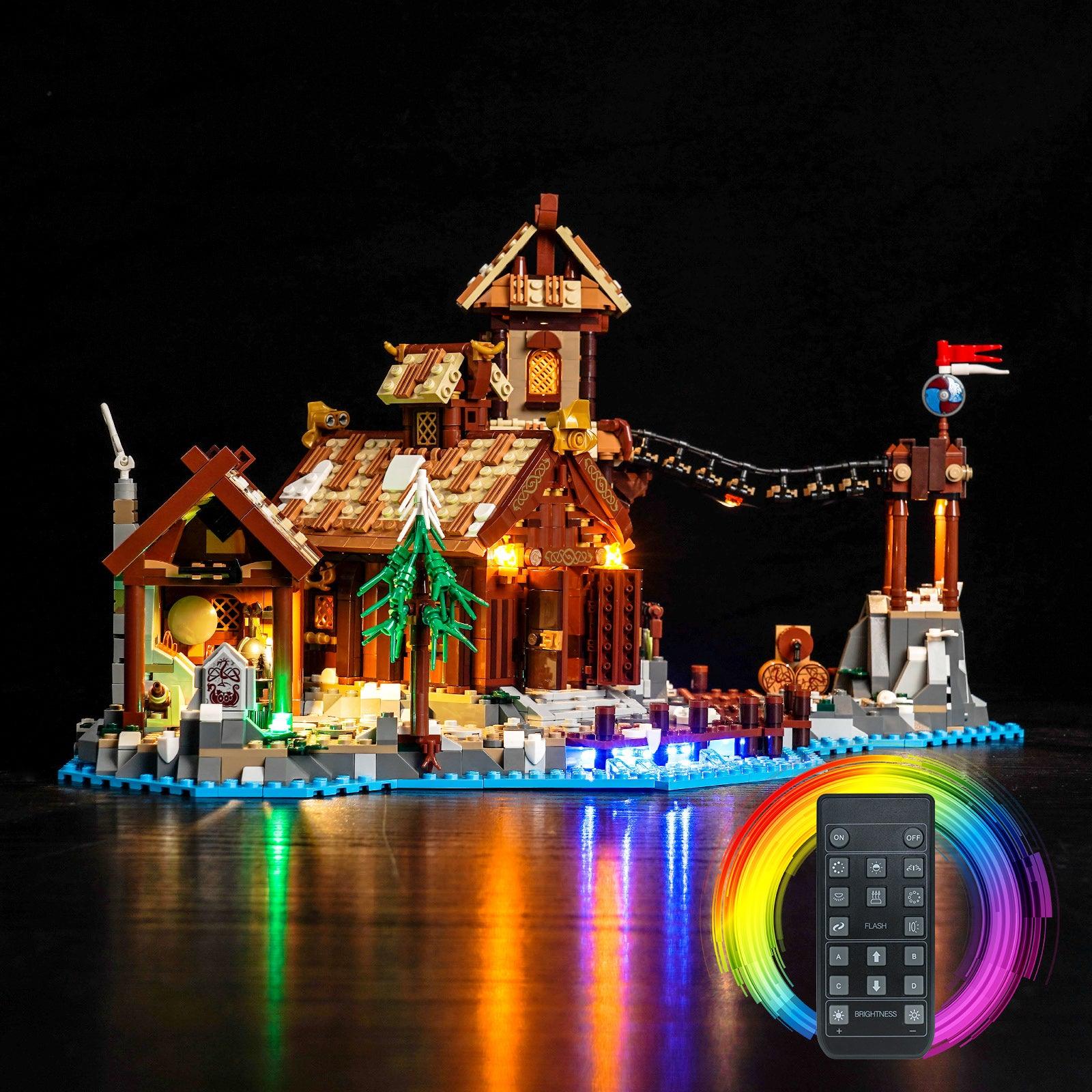 LEGO Ideas Viking Village 21343 Lighting Kit - LED Light Set for LEGO Building Models - Perfect for Home Decoration, Display & Gift Giving