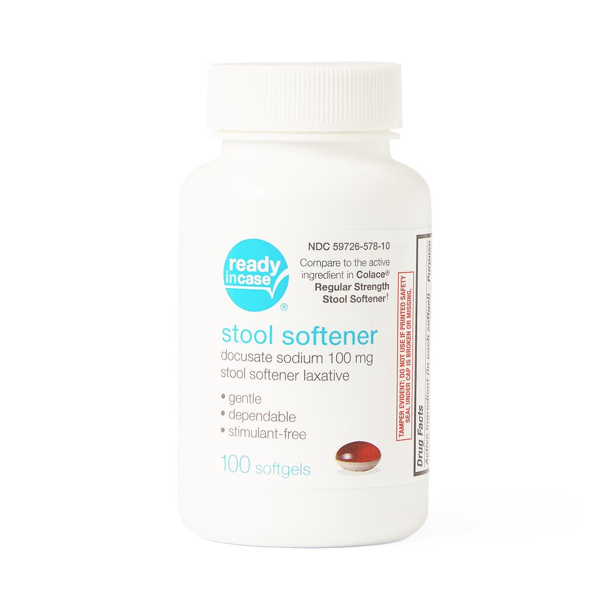 Gentle Stool Softener Softgels for Constipation Relief | Fast-Acting & Effective Digestive Support for Adults & Seniors | Ideal for Travel, Post-Surgery & Daily Comfort