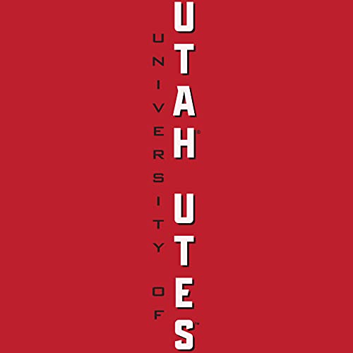 Vertical Utah Utes - Red