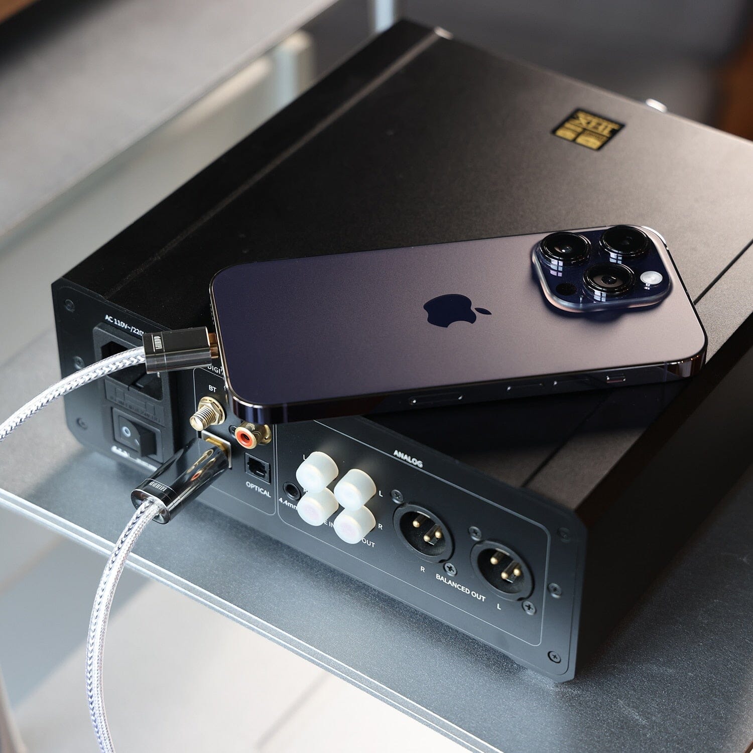 DD ddHiFi TC09BL Lightning to USB B HiFi Audiophile Cable - Premium Audio Connection for iPhone, DAC, and Studio Equipment - Perfect for Music Lovers & Professional Recording