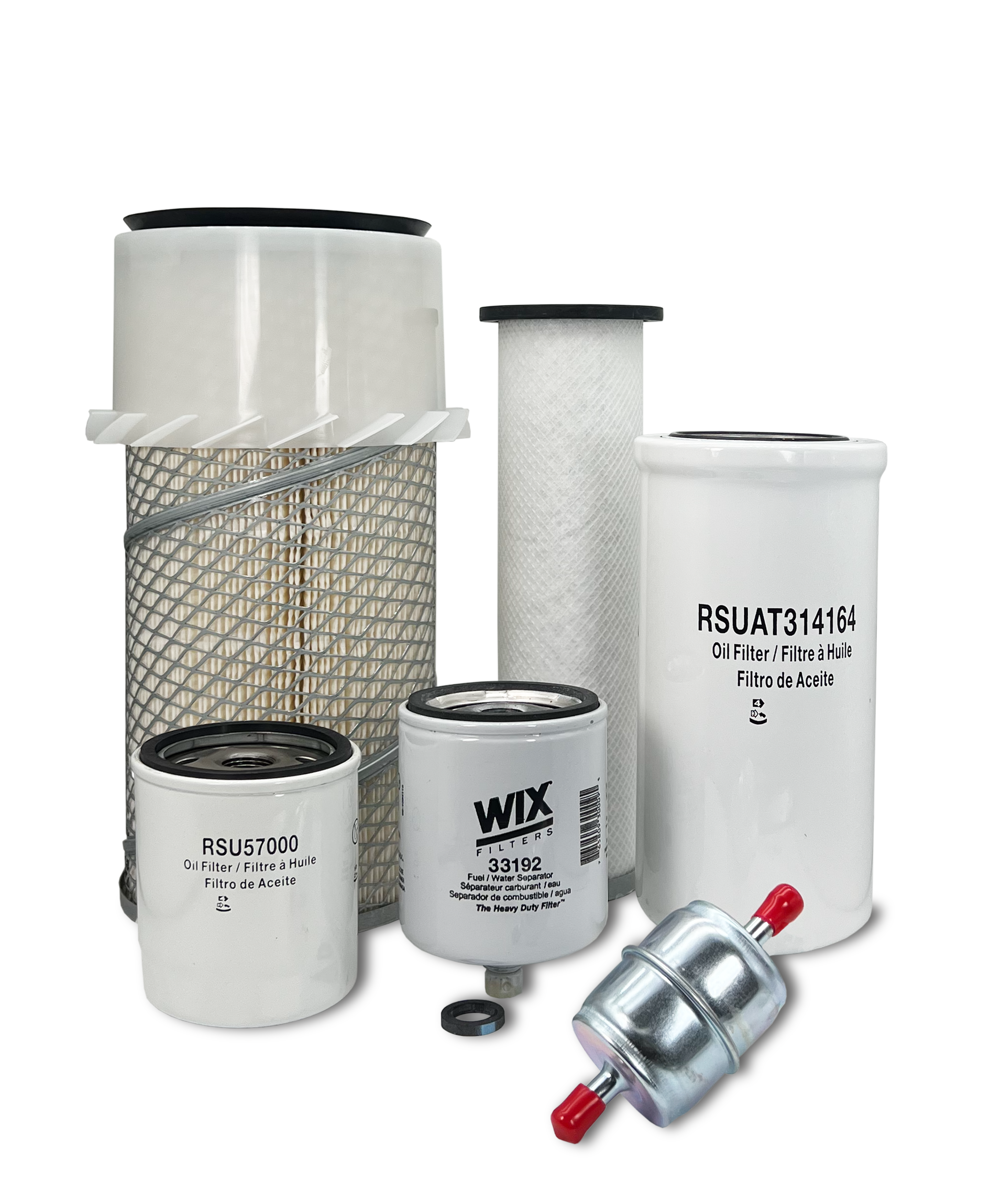 New Holland L160 Skid Steer Loader HERO® Maintenance Filter Kit - Air, Oil & Hydraulic Replacement Filters for Heavy-Duty Equipment - Perfect for Construction, Farming & Landscaping Use