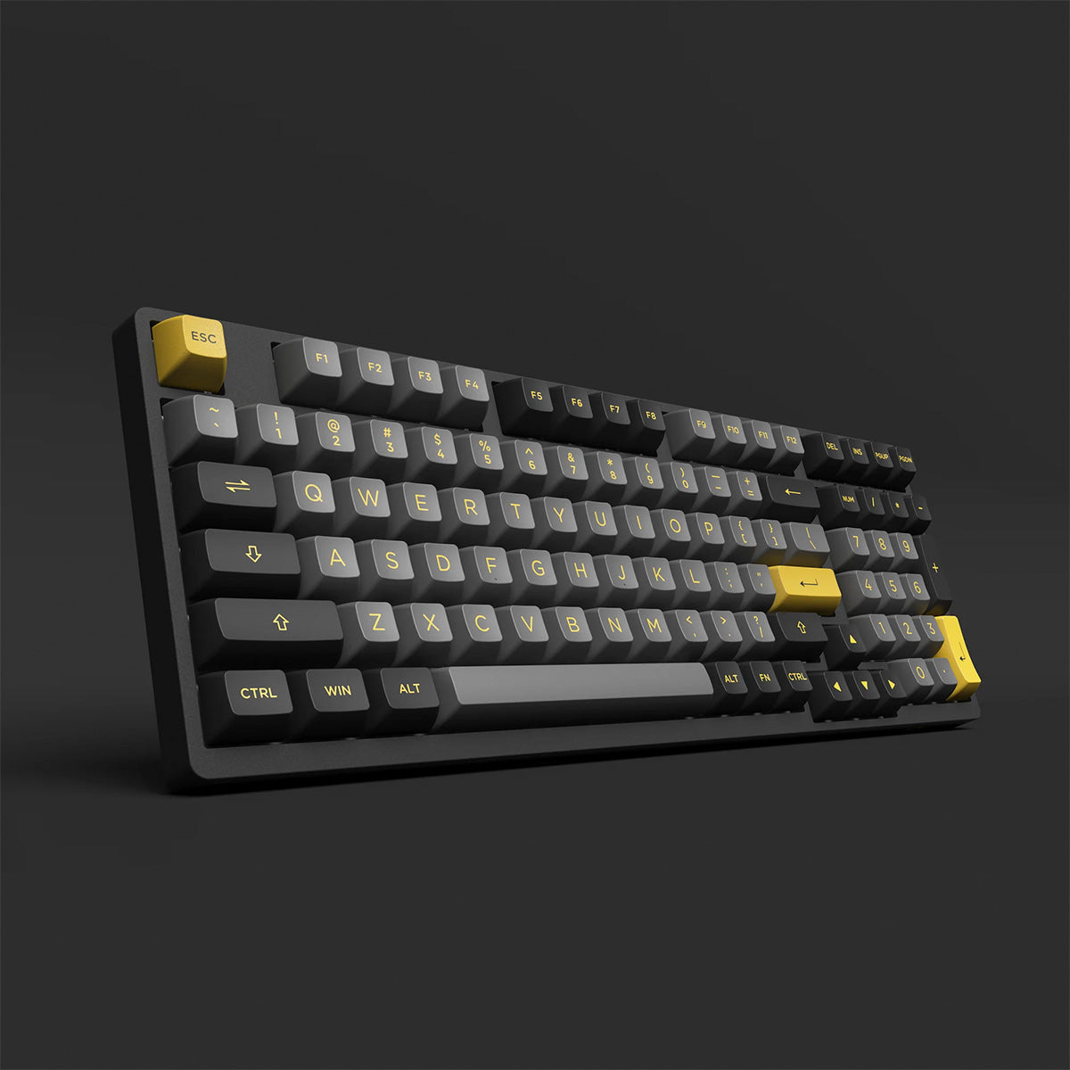 Akko 3098B Plus Black & Gold 96% RGB Wireless Mechanical Keyboard with Creamy Yellow Switches - Perfect for Gaming, Typing & Office Work