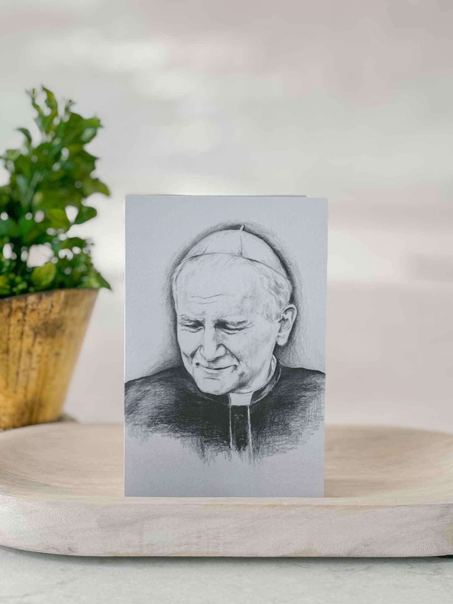 Saint John Paul II Greeting Cards - Set of 5 Religious Catholic Cards for Holidays, Birthdays & Special Occasions