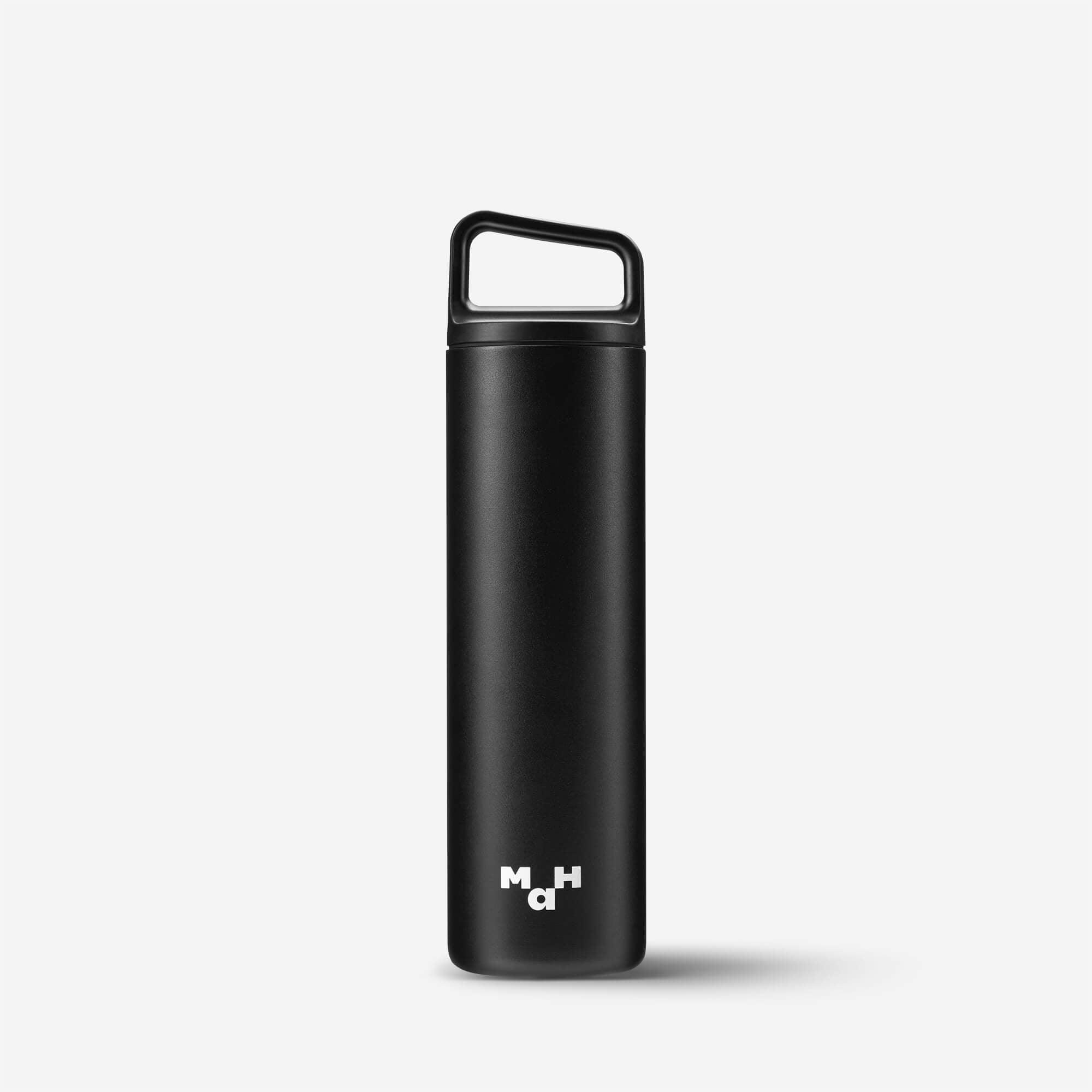 Premium Vacuum Insulated Stainless Steel Water Bottle by MaH & MiiR - Keeps Drinks Hot/Cold for 24 Hours - Perfect for Hiking, Camping & Office Use