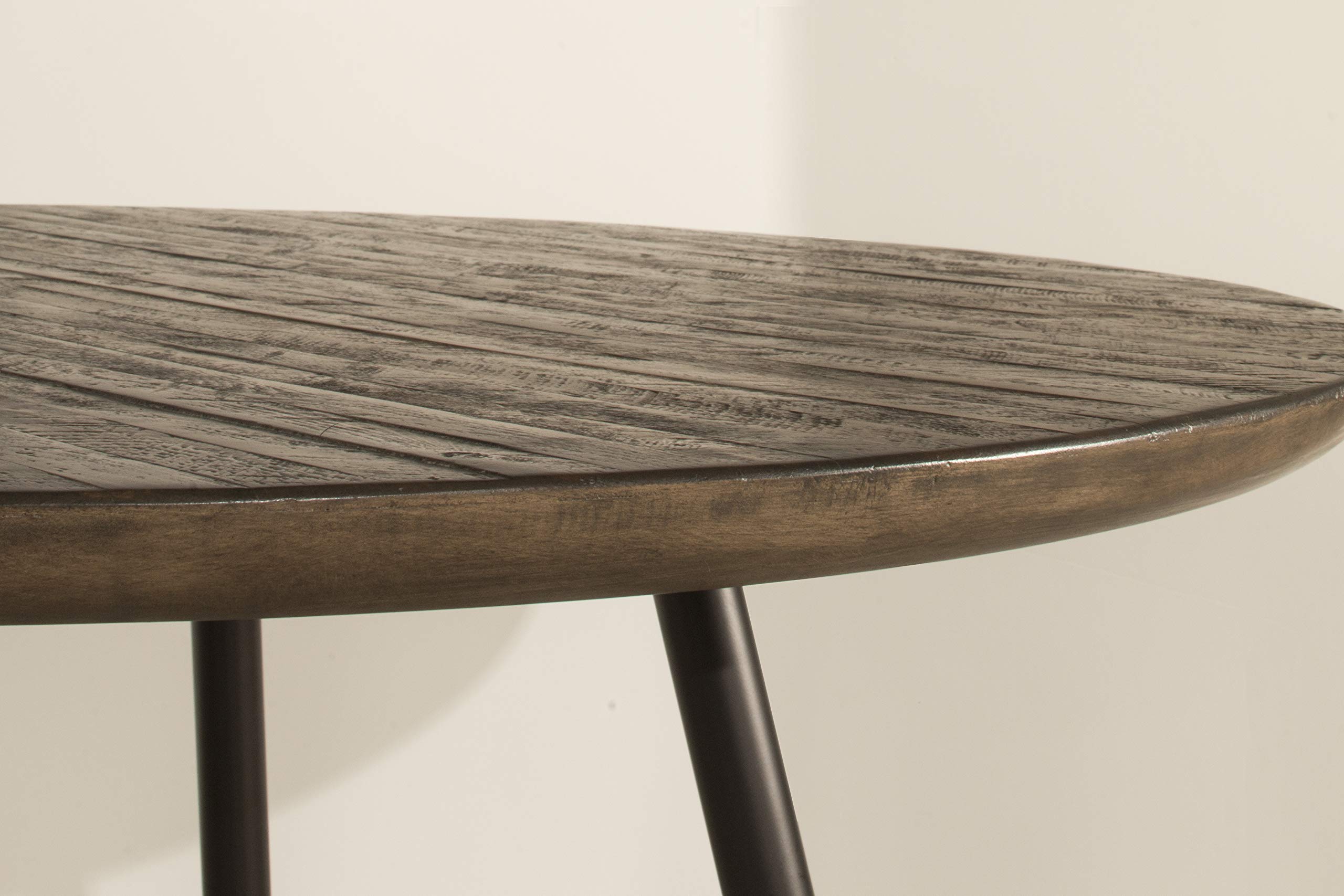 Hillsdale Furniture Forest Hill Dining Table - Solid Wood Brown Finish - Perfect for Dining Room, Kitchen, or Breakfast Nook