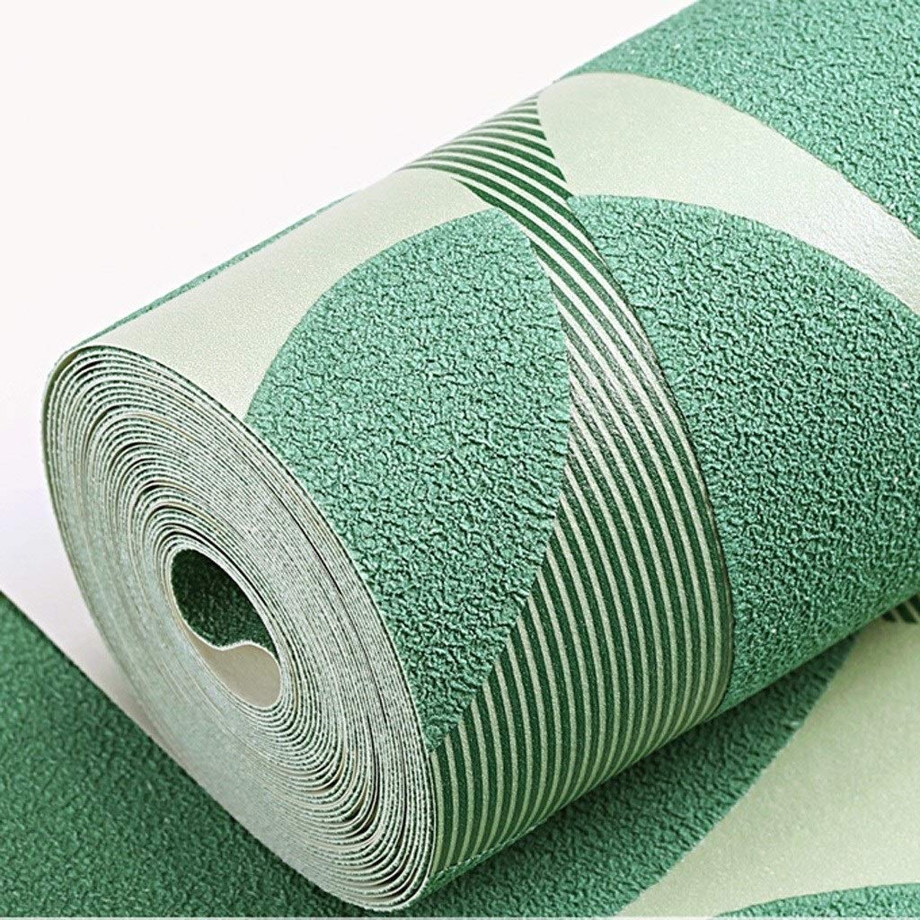 COKUERA Modern Minimalist Geometric Wall Stickers - Self-Adhesive Wallpaper for Bedroom, Living Room, TV Background & Sofa Decor (Green) | Home Decor, Nursery, Office & Dorm Room Wall Decals