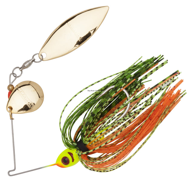 Booyah Tandem Blade Spinnerbait - Premium Bass Fishing Lure for Freshwater & Saltwater - Ideal for Casting, Trolling & Jigging