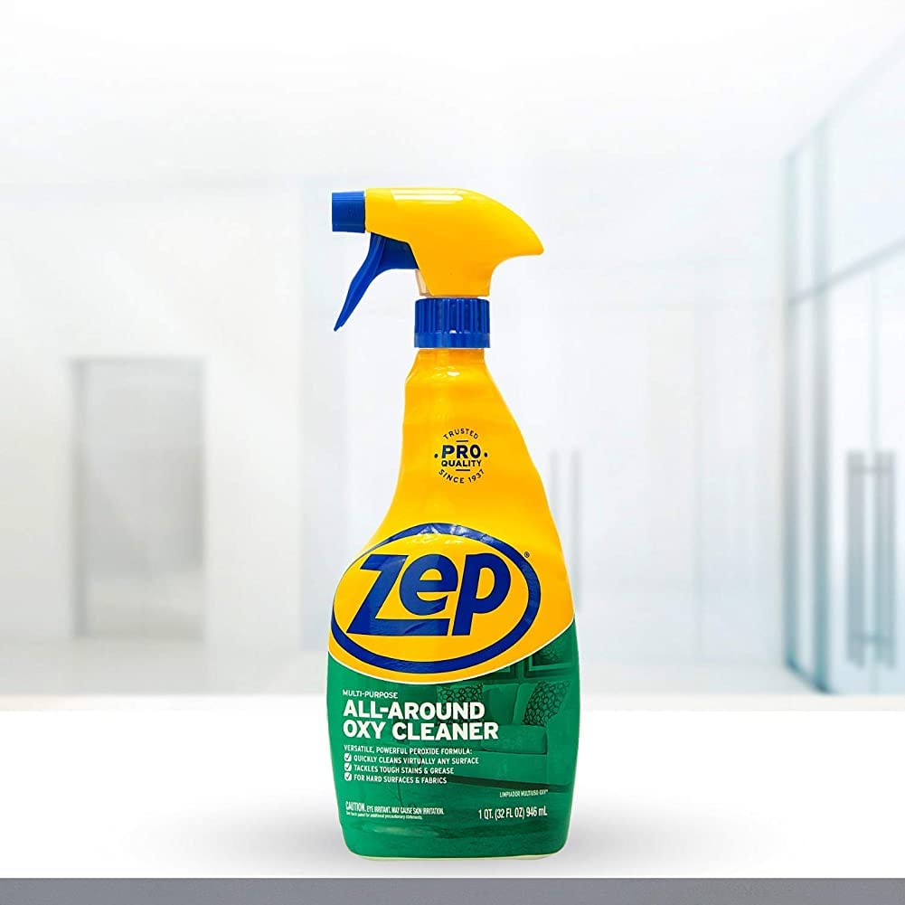 Zep All-Purpose Oxy Cleaner & Degreaser - 32 oz (946ml) - Heavy Duty Stain Remover for Kitchen, Garage & Industrial Use - Safe on Most Surfaces