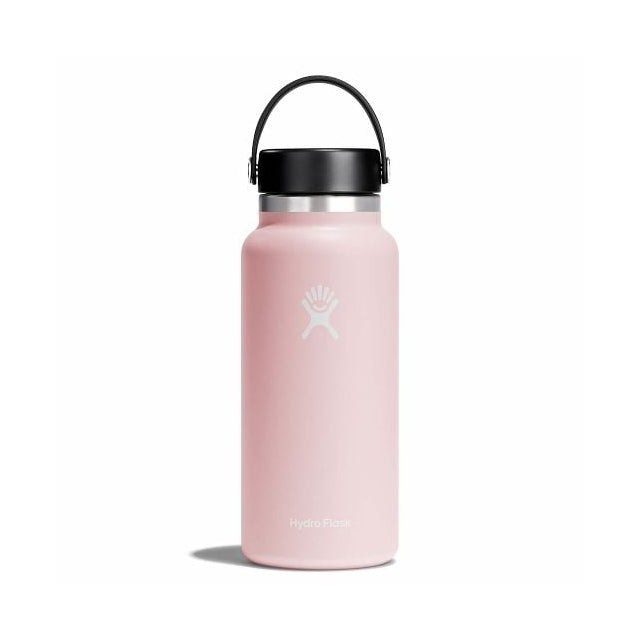 32 oz Wide Mouth Water Bottle with Straw & Leak-Proof Lid - BPA Free Stainless Steel Insulated Water Bottle for Gym, Hiking, Travel & Outdoor Activities