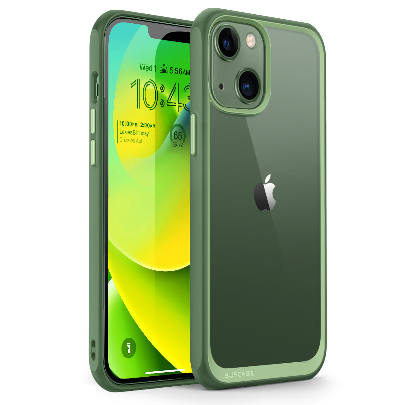 iPhone 14 Case 6.1 Inch - Unicorn Beetle Style Slim Clear Protective Cover in Green | Shockproof & Scratch Resistant for Everyday Use, Work & Outdoor Activities