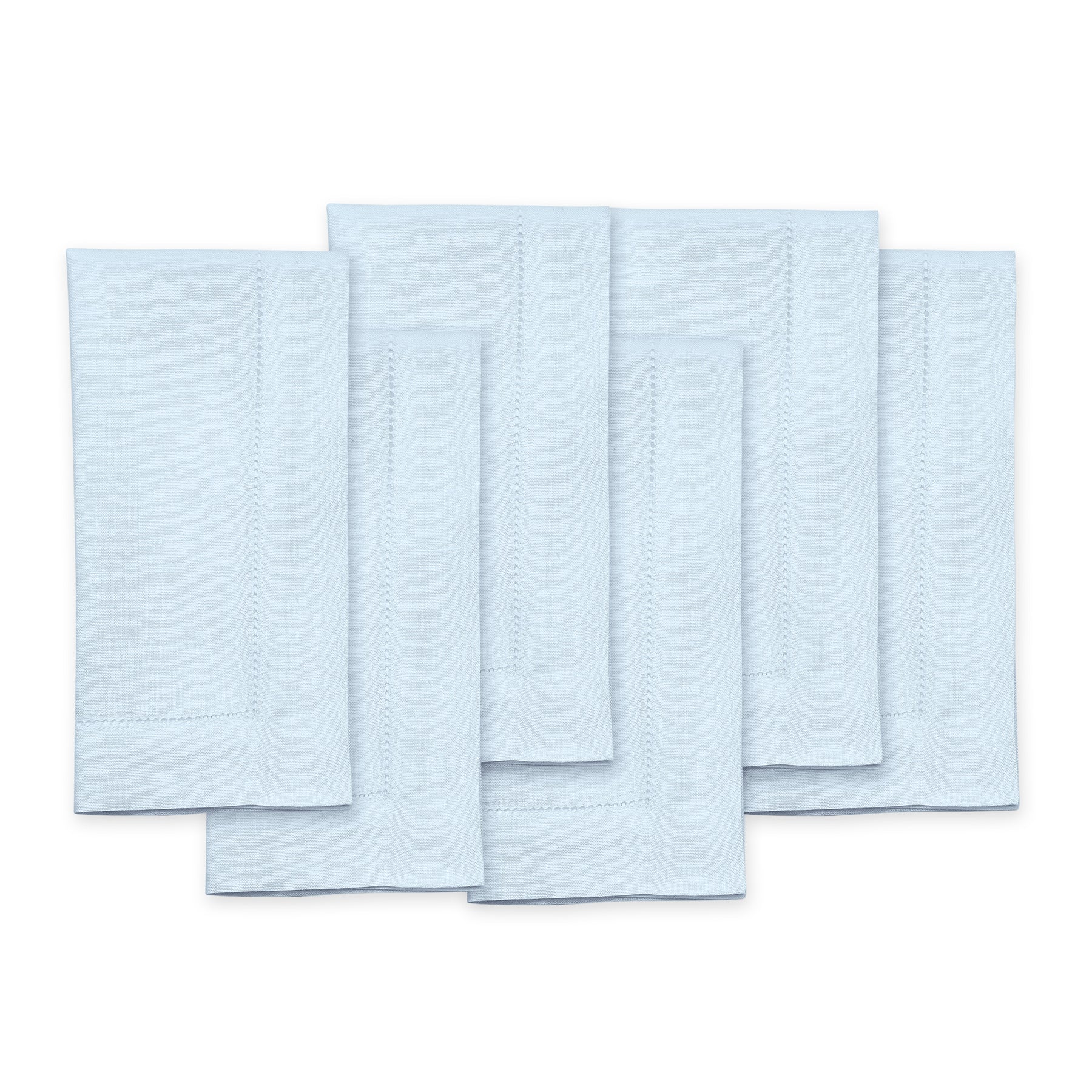 Premium Classic Hemstitch Linen Napkins - Elegant Dinner Table Decor for Weddings, Parties & Fine Dining
