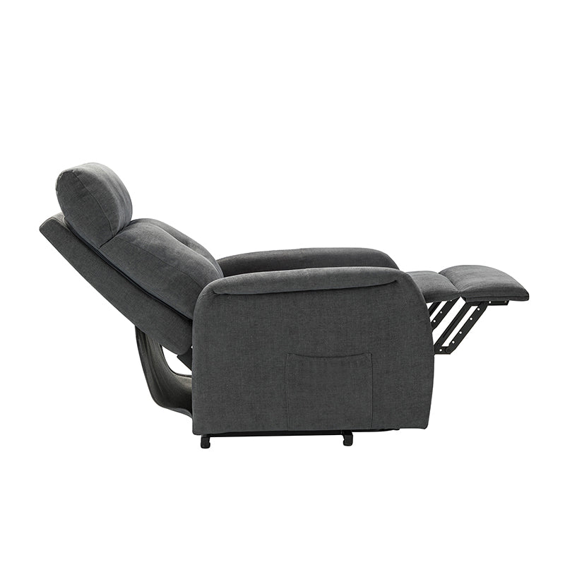 Serena Power Recliner Chair with Massage & Heat - Electric Lift Recliner Sofa for Living Room, Elderly & Home Theater Comfort (Brown) - Perfect for Relaxation, Movie Nights & Pain Relief