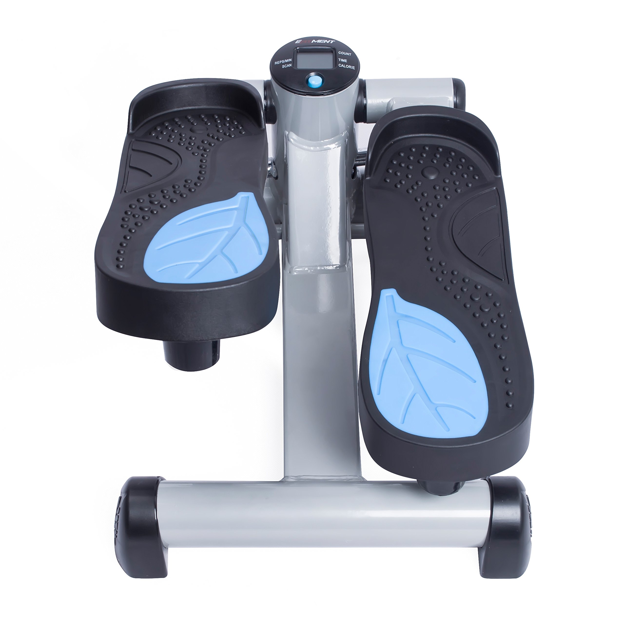 Efitment Mini Stepper - Portable Stair Climber for Home Workouts with Resistance Bands & LCD Monitor | Cardio Exercise Equipment for Thighs, Legs & Glutes | Non-Slip Pedals for Safe Indoor Fitness Training