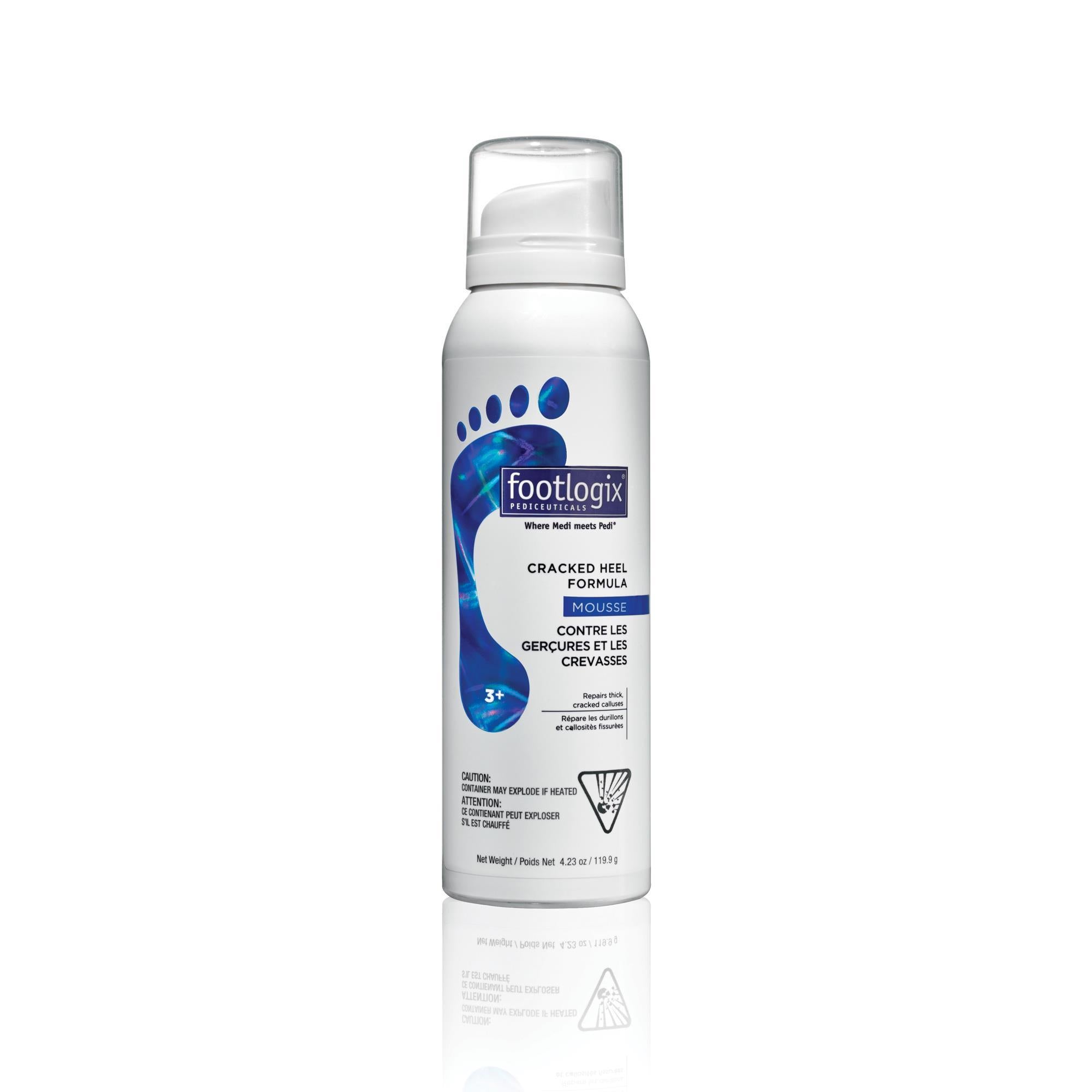Footlogix Cracked Heel Repair Cream - 4.2 oz Moisturizing Treatment for Dry, Rough Feet - Perfect for Cracked Heels, Calluses & Foot Care at Home or Spa