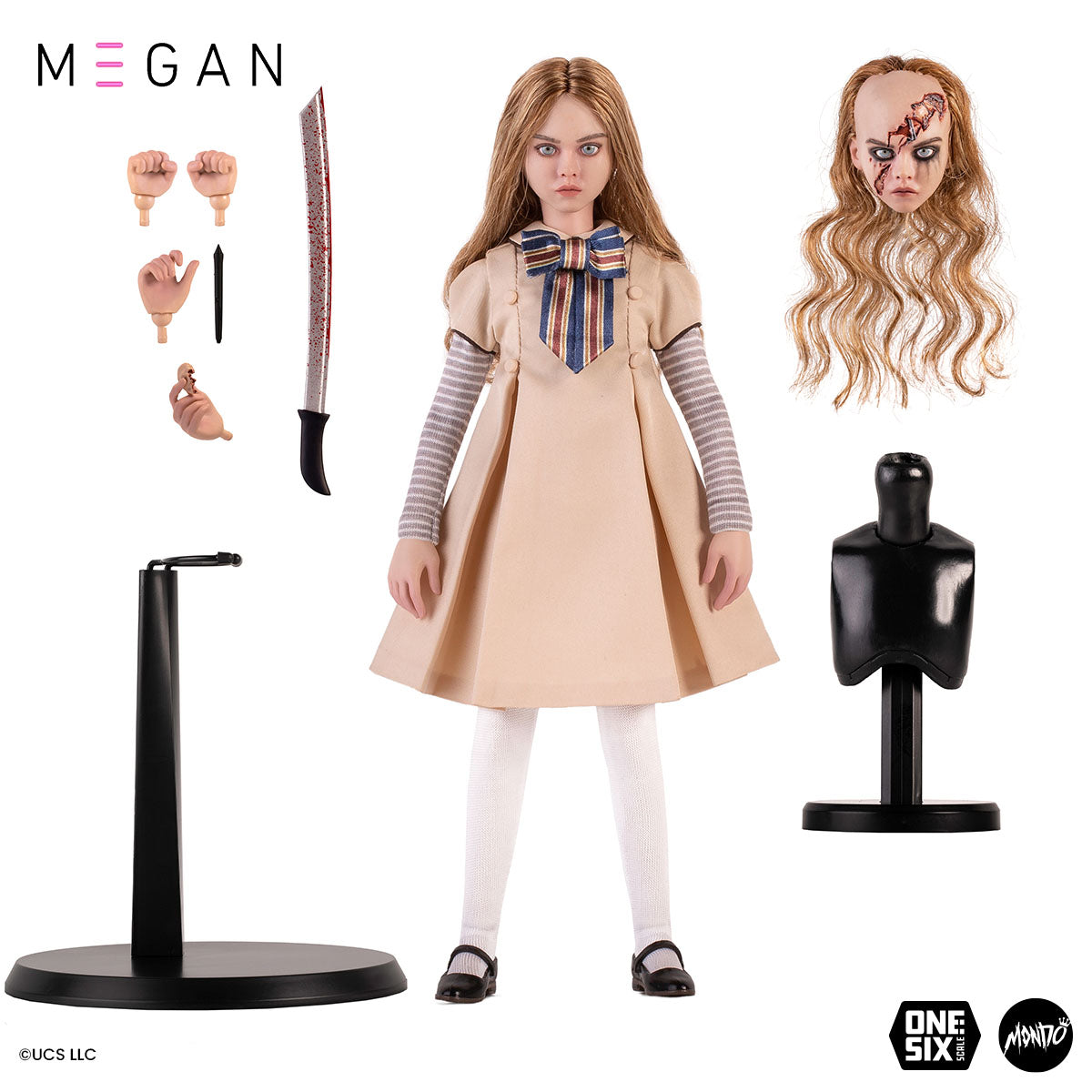 M3gan 1/6 Scale Collectible Action Figure - Highly Detailed Movie Replica for Display & Collection - Perfect for Horror Fans & Pop Culture Enthusiasts