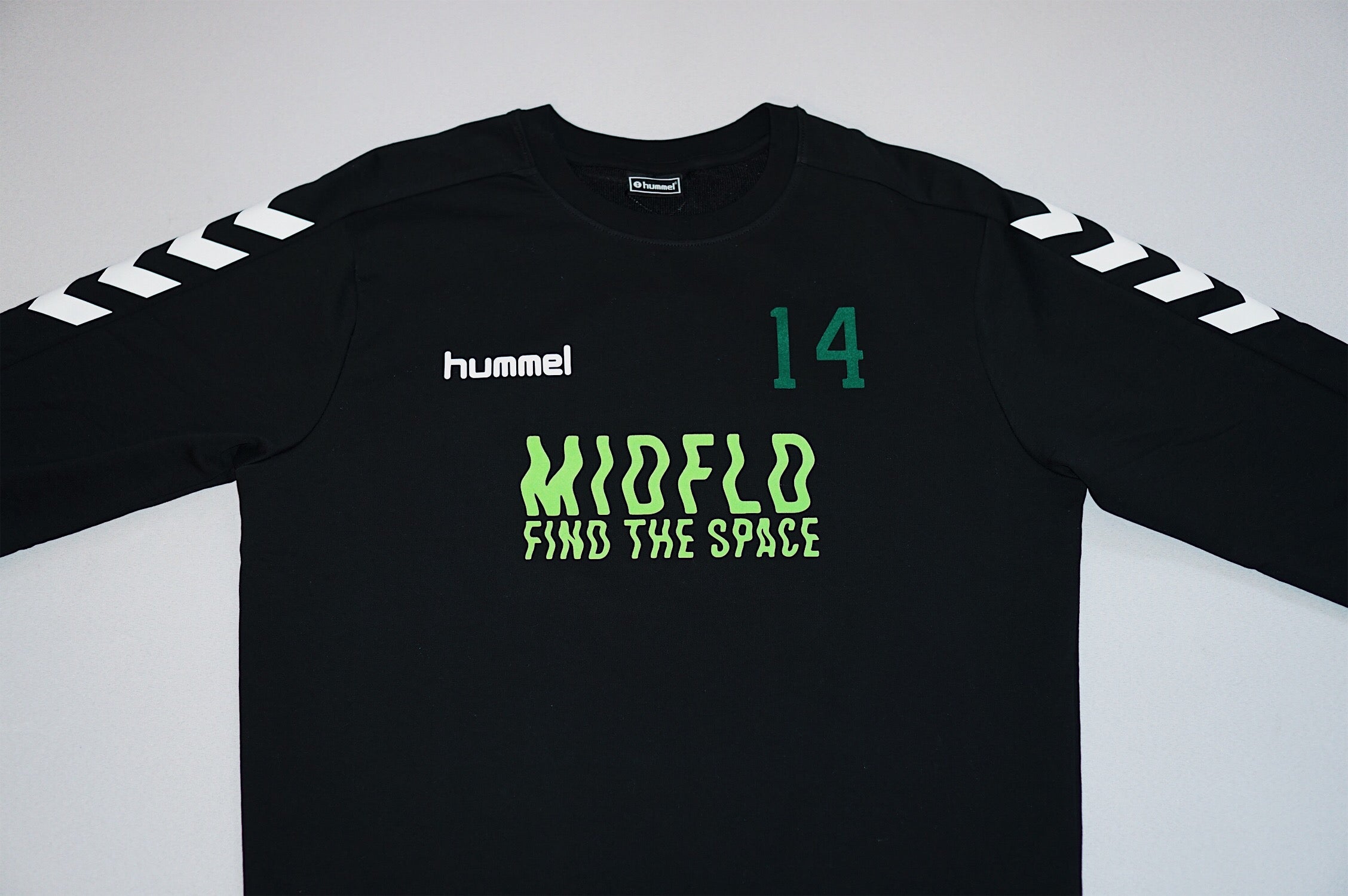 MIDFLD x Hummel Attack in Waves Crewneck Training Top - Men's Athletic Performance Shirt for Gym, Running & Casual Wear