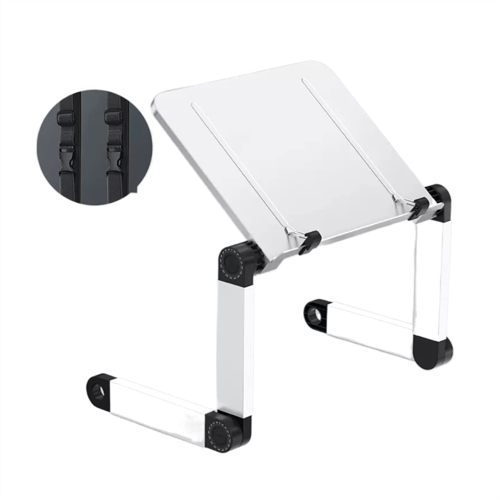 Adjustable Projector Mount Stand with Storage Tray - Gold Table Top & Ceiling Support for Home Theater, Office Presentations, and Classroom Use - Height-Adjustable, Retractable Floor Stand with Stable Base