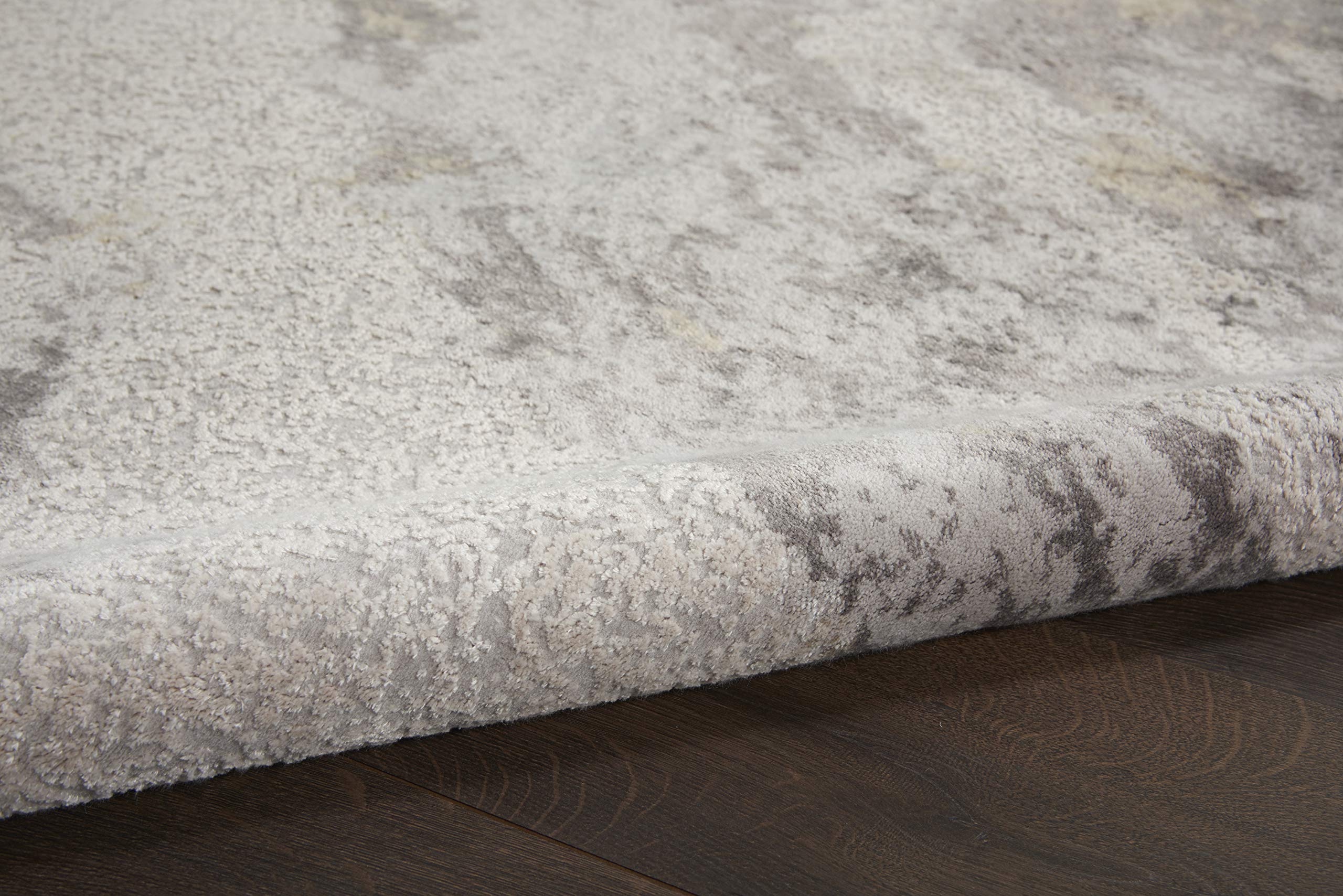 Nourison Sleek Textures Abstract Brown/Ivory 2'2